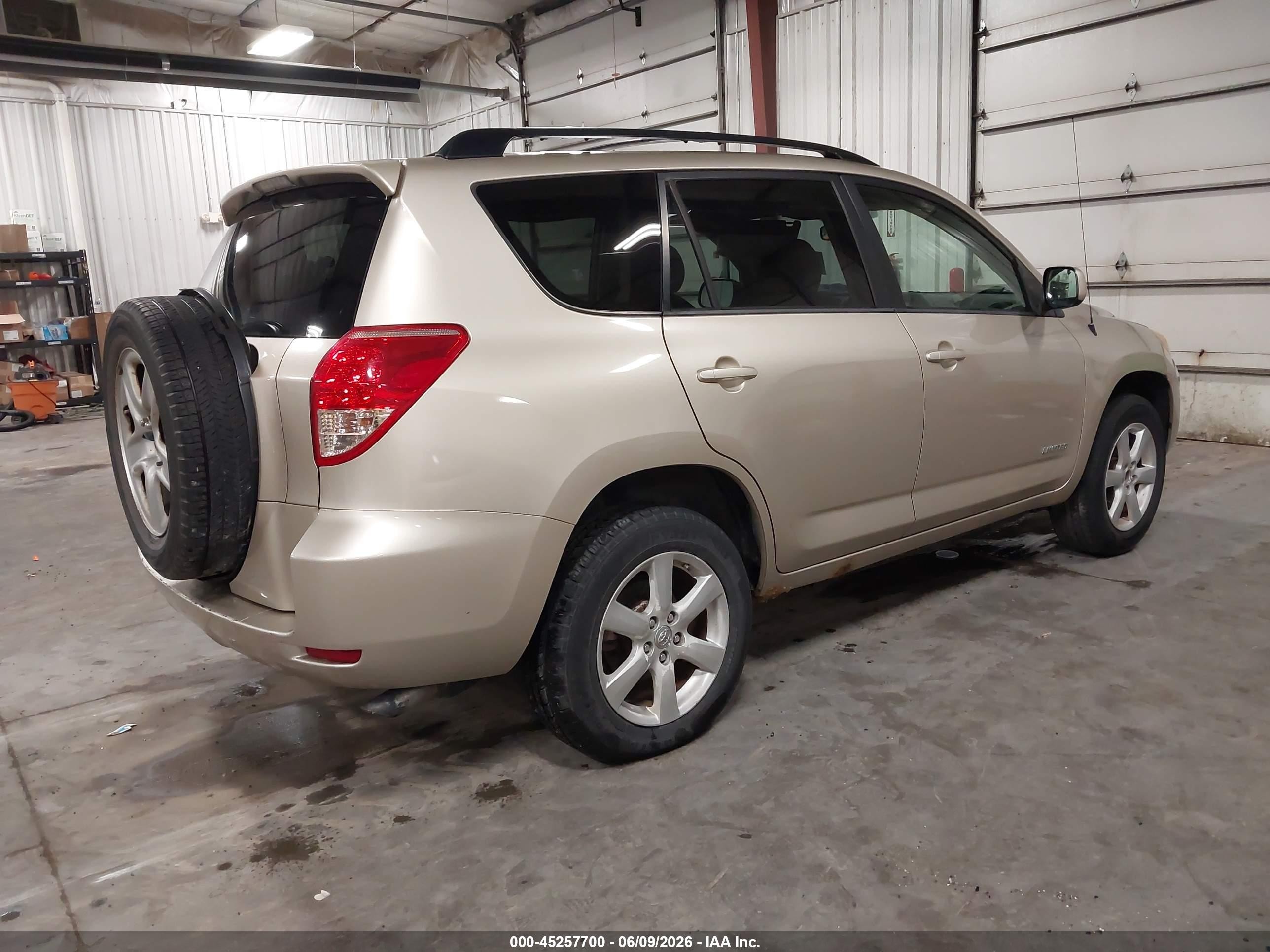 2007 Toyota Rav4 Limited Beige vin: JTMZD31V175034226