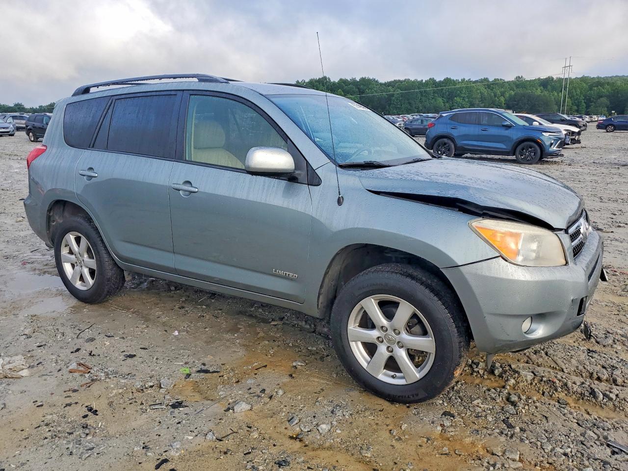 2007 Toyota Rav4 Limited Blue vin: JTMZD31V176047438