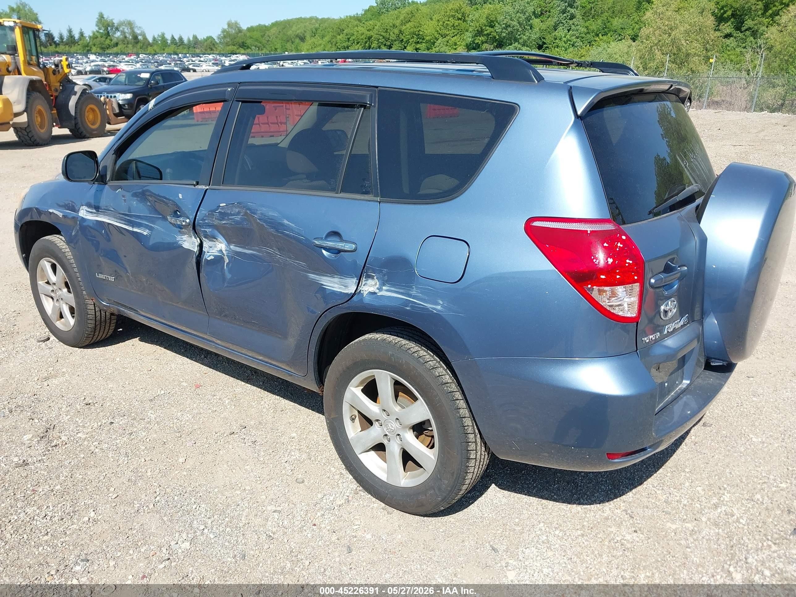 2007 Toyota Rav4 Limited Teal vin: JTMZD31V275032940
