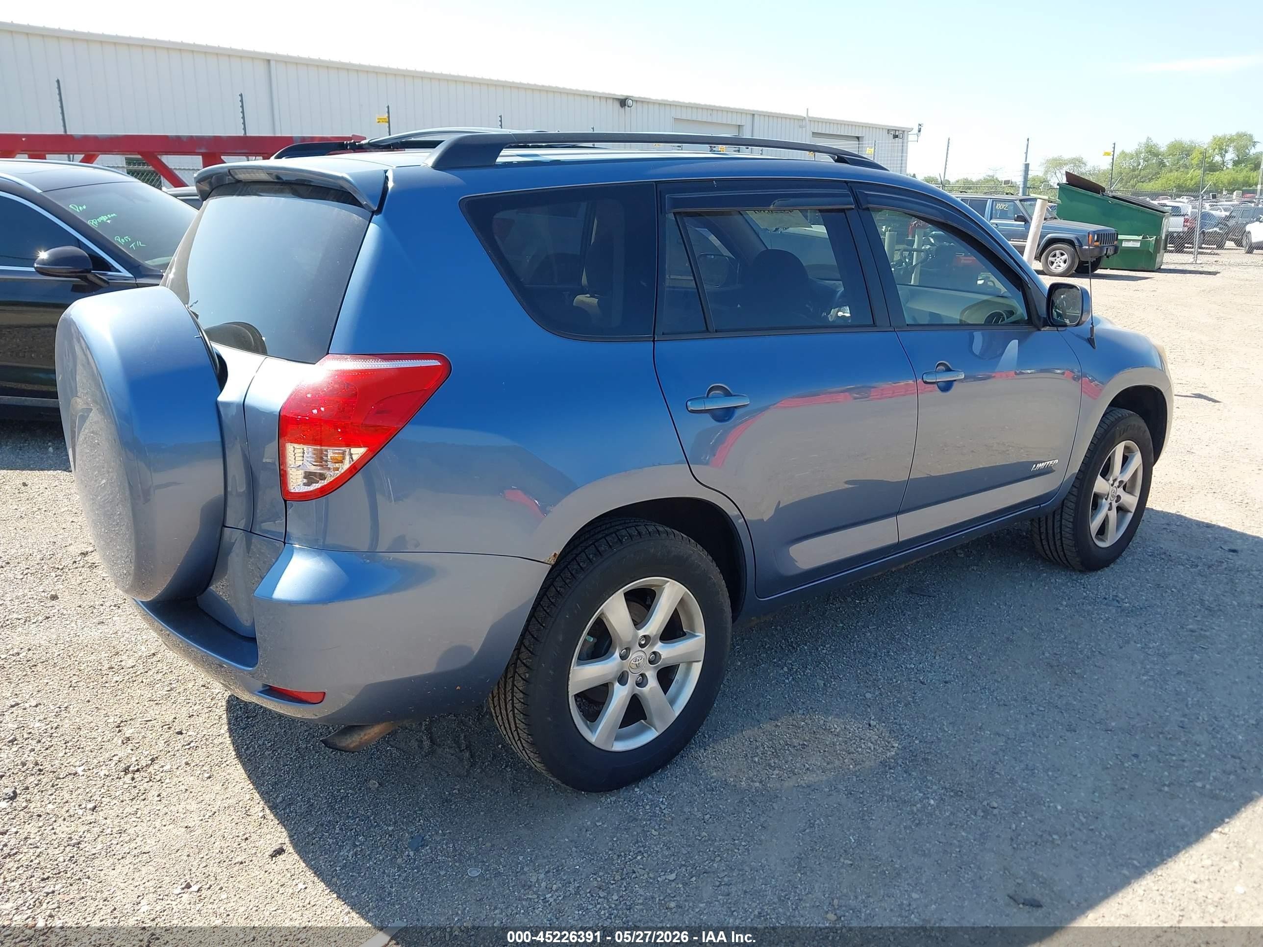 2007 Toyota Rav4 Limited Teal vin: JTMZD31V275032940