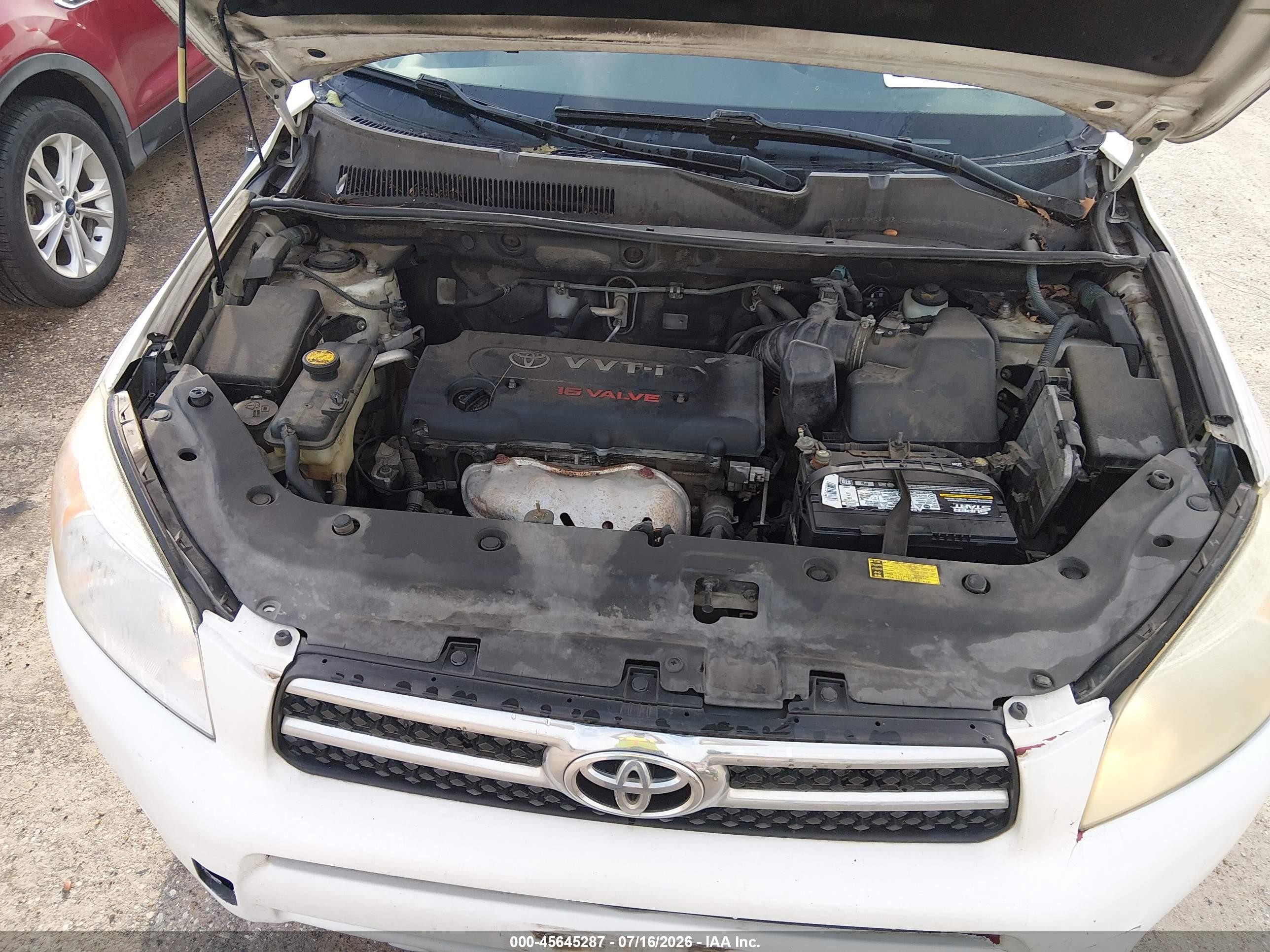 2007 Toyota Rav4 Limited White vin: JTMZD31V275058504