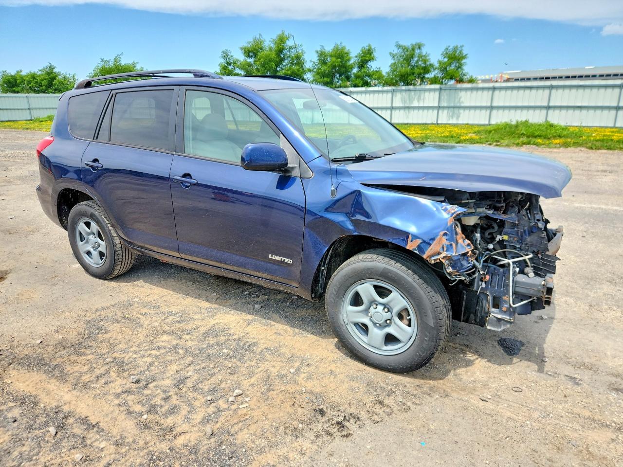2006 Toyota Rav4 Limited Blue vin: JTMZD31V365014090