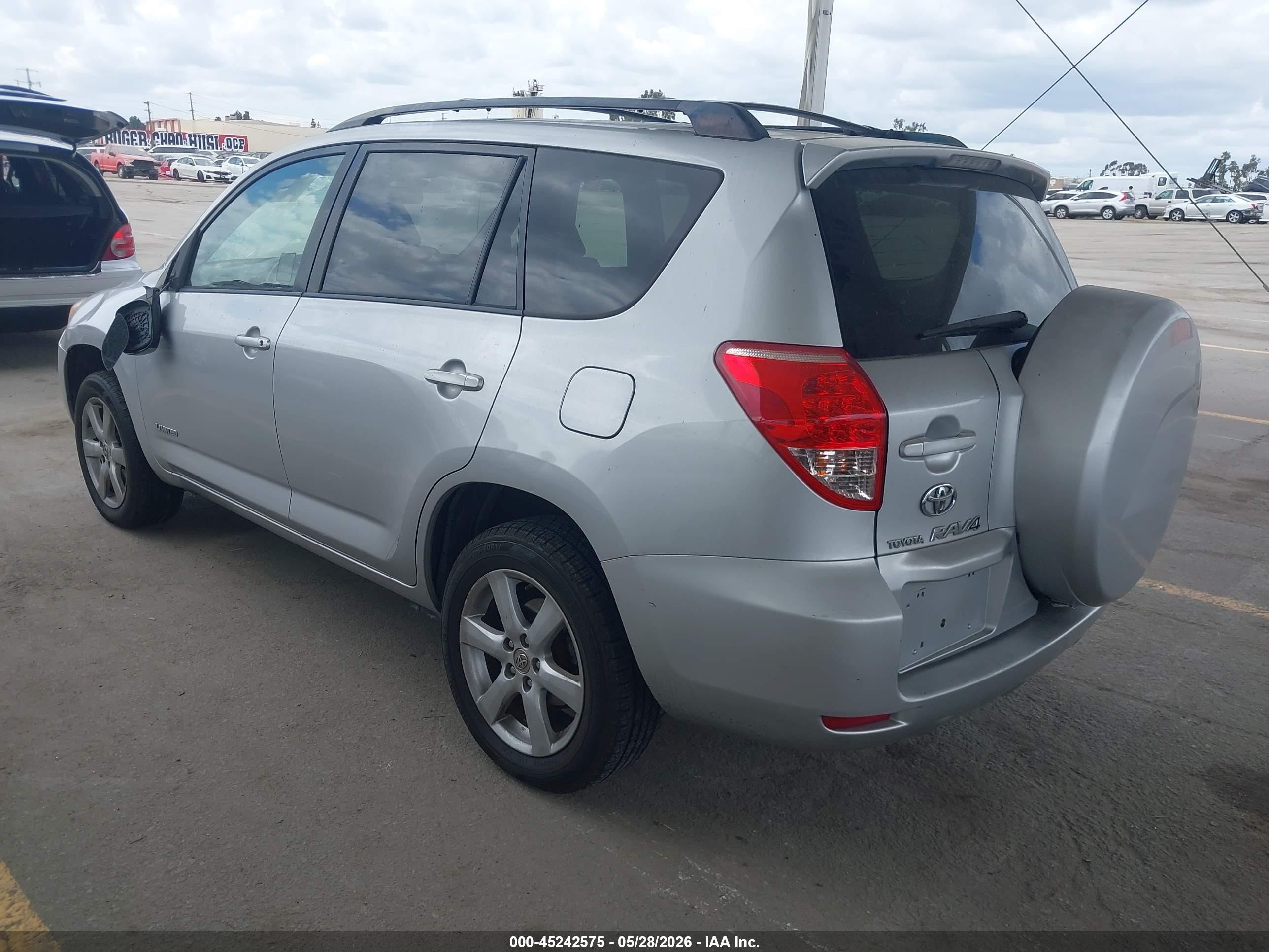2007 Toyota Rav4 Limited Silver vin: JTMZD31V375046071