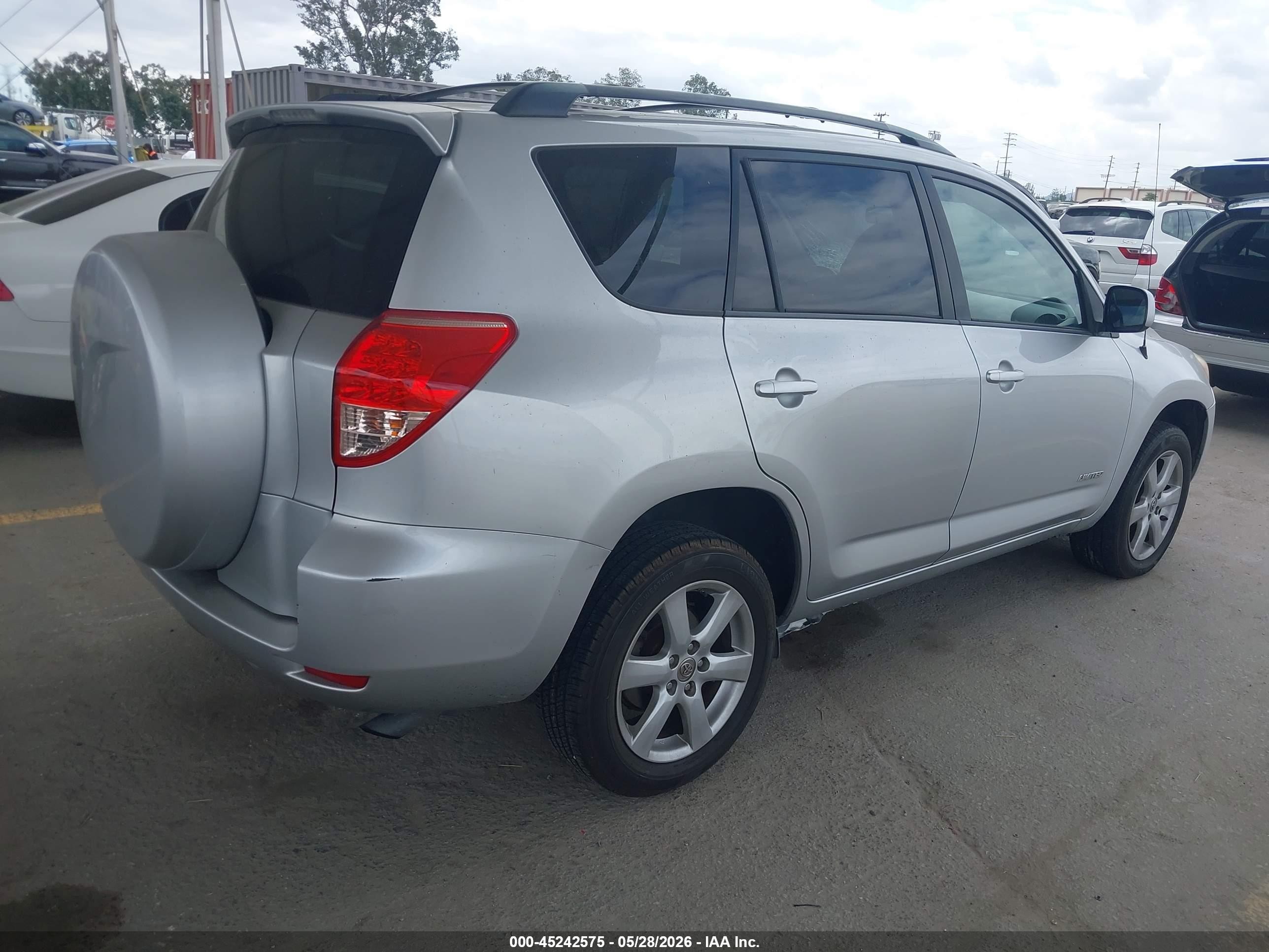 2007 Toyota Rav4 Limited Silver vin: JTMZD31V375046071
