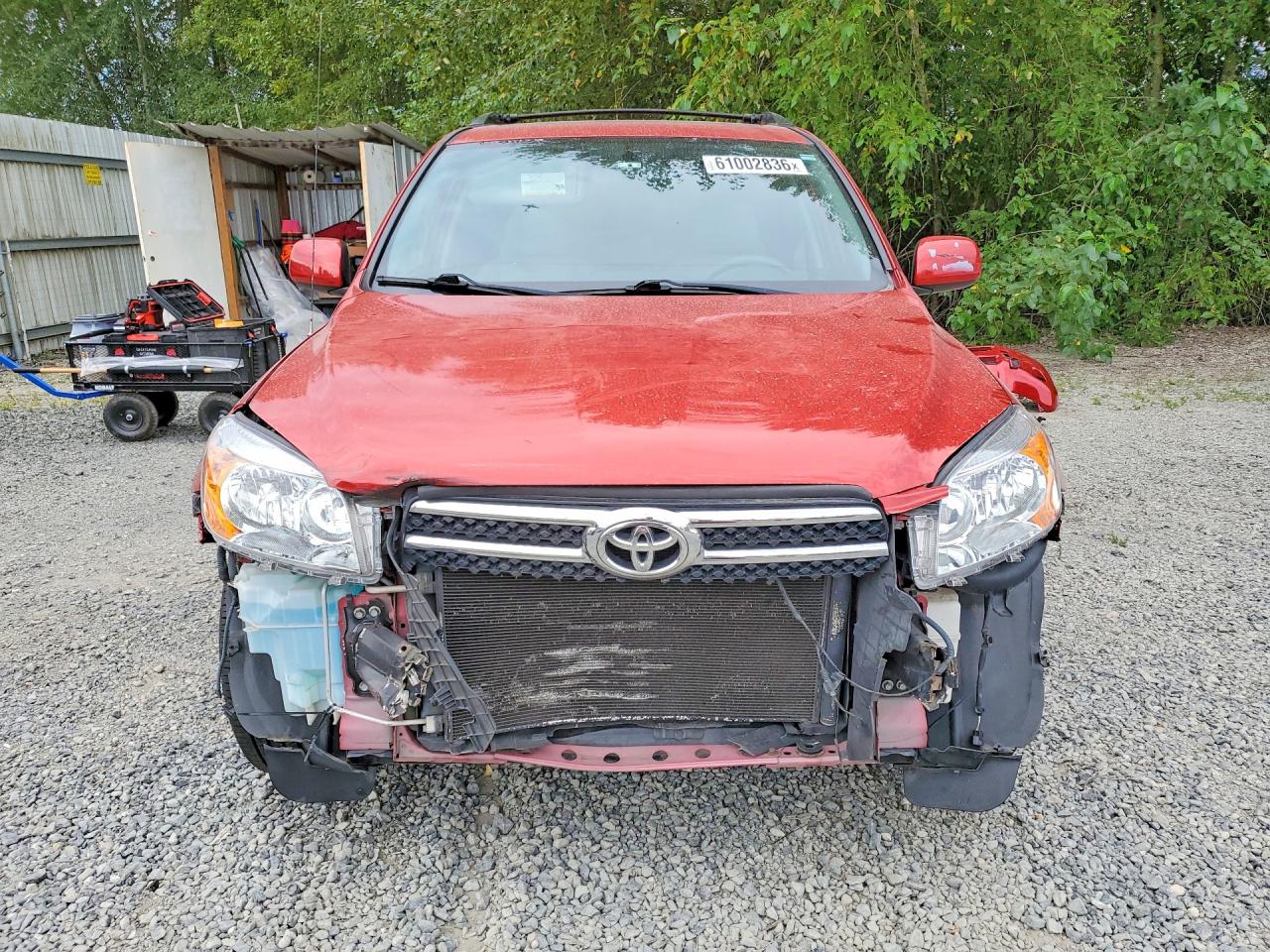 2007 Toyota Rav4 Limited Red vin: JTMZD31V376032147
