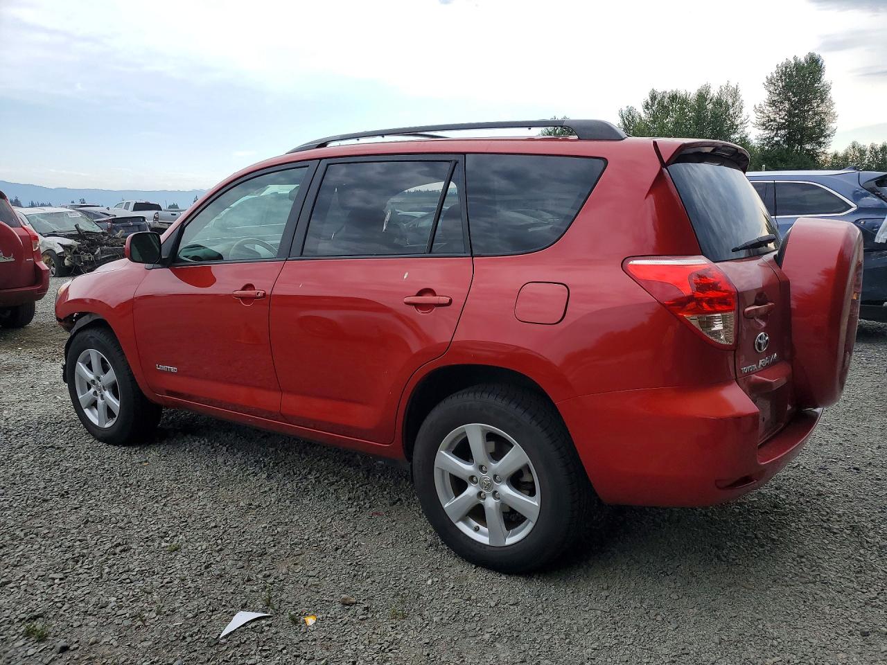 2007 Toyota Rav4 Limited Red vin: JTMZD31V376032147