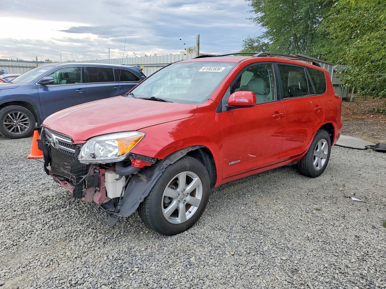 2007 Toyota Rav4 Limited Red vin: JTMZD31V376032147