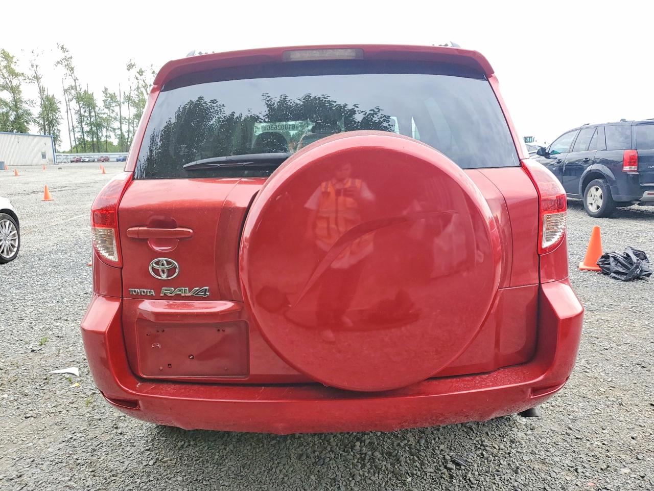 2007 Toyota Rav4 Limited Red vin: JTMZD31V376032147
