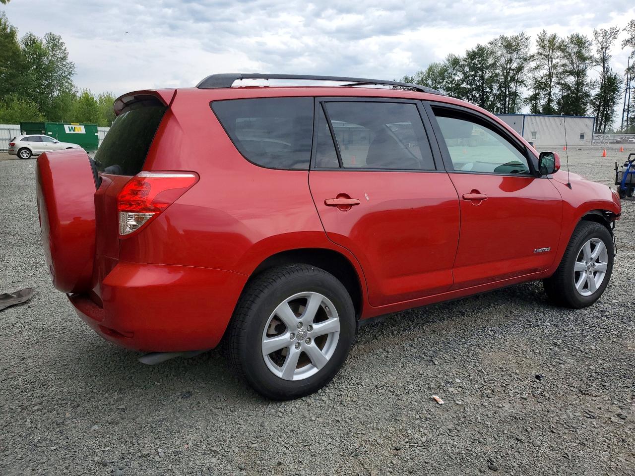 2007 Toyota Rav4 Limited Red vin: JTMZD31V376032147