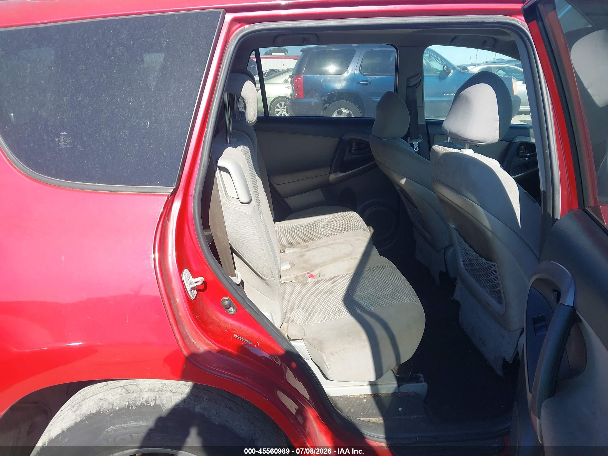 2007 Toyota Rav4 Limited Red vin: JTMZD31V376044105