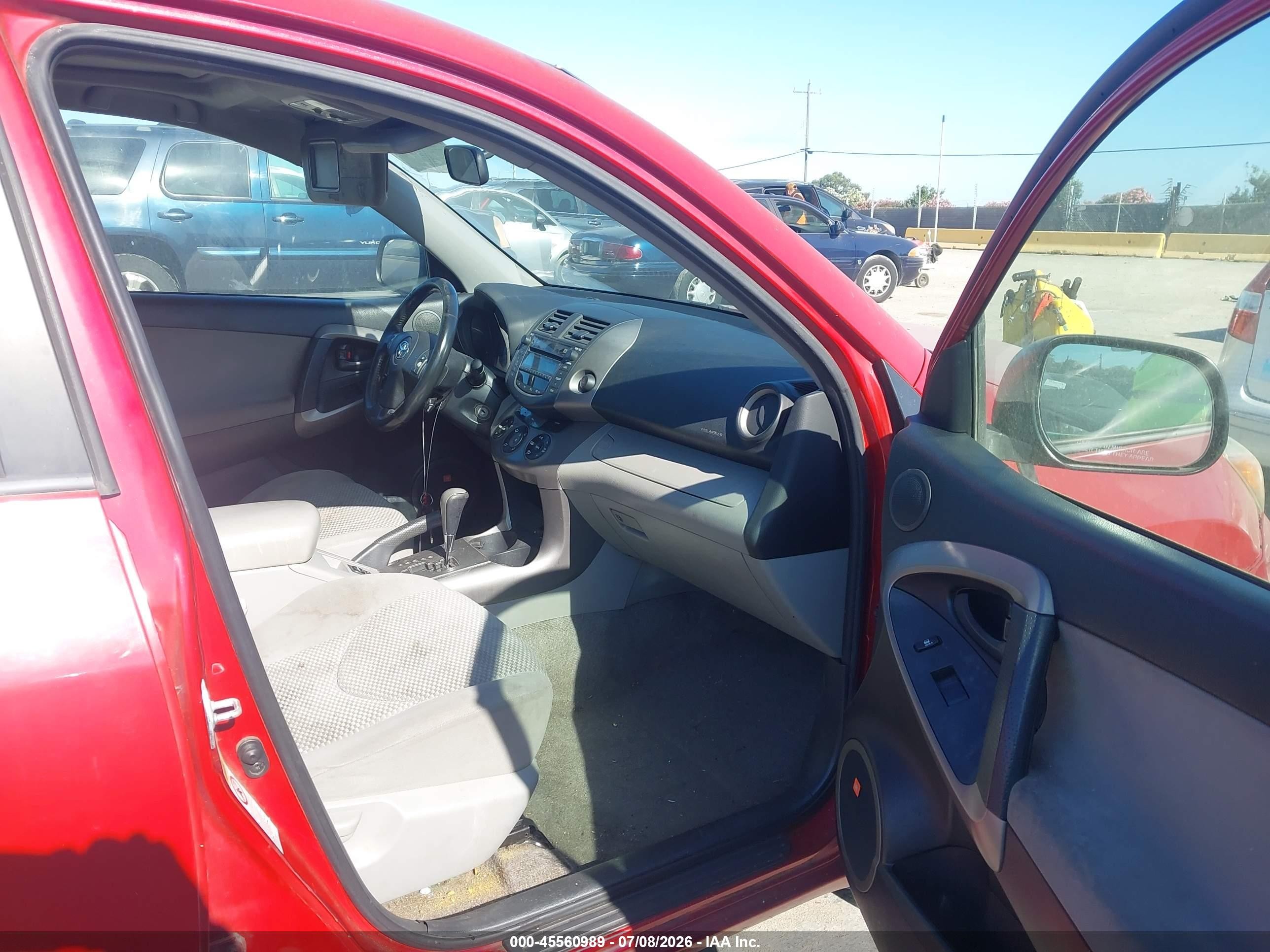 2007 Toyota Rav4 Limited Red vin: JTMZD31V376044105