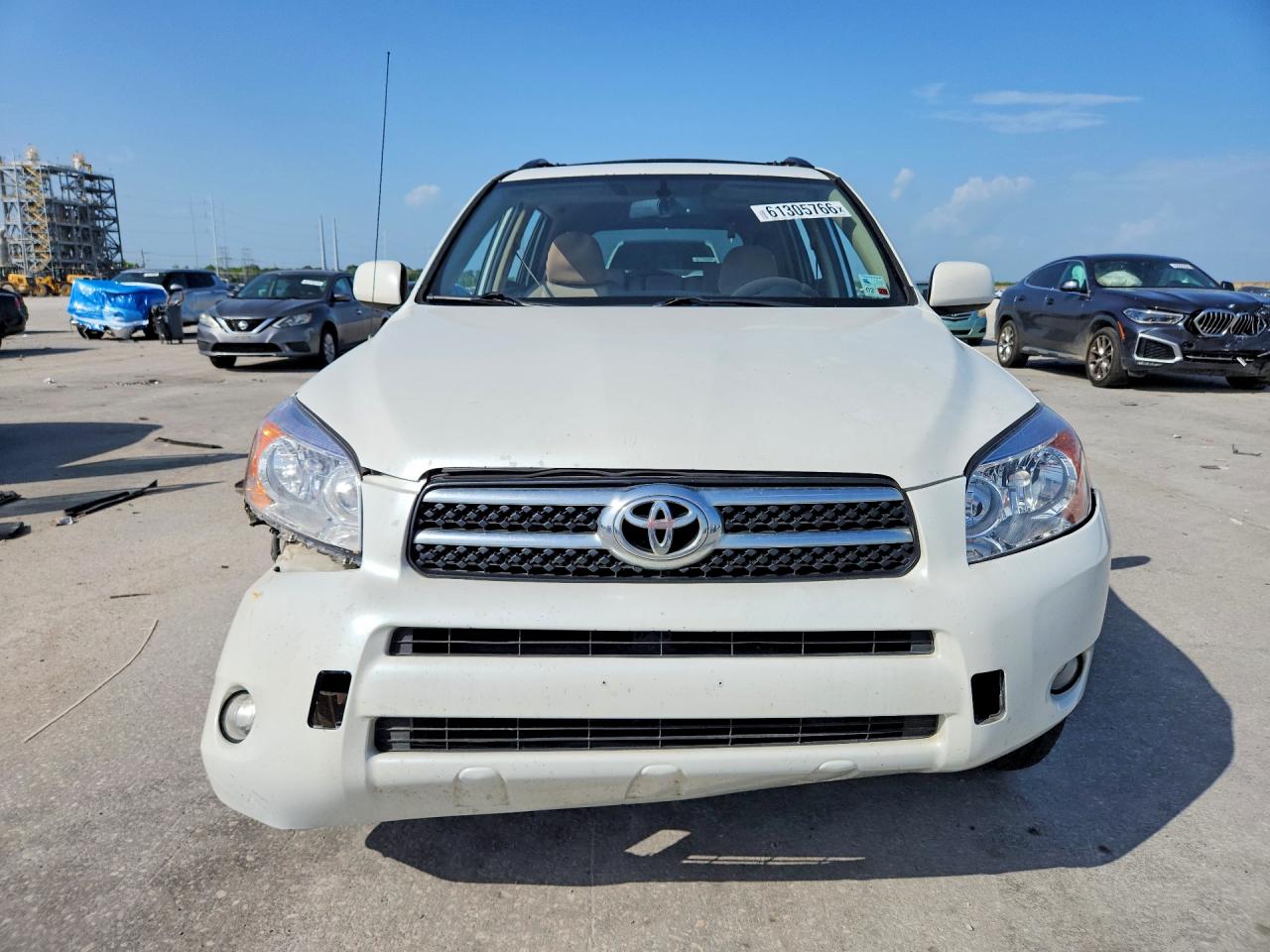 2008 Toyota Rav4 Limited White vin: JTMZD31V385104262