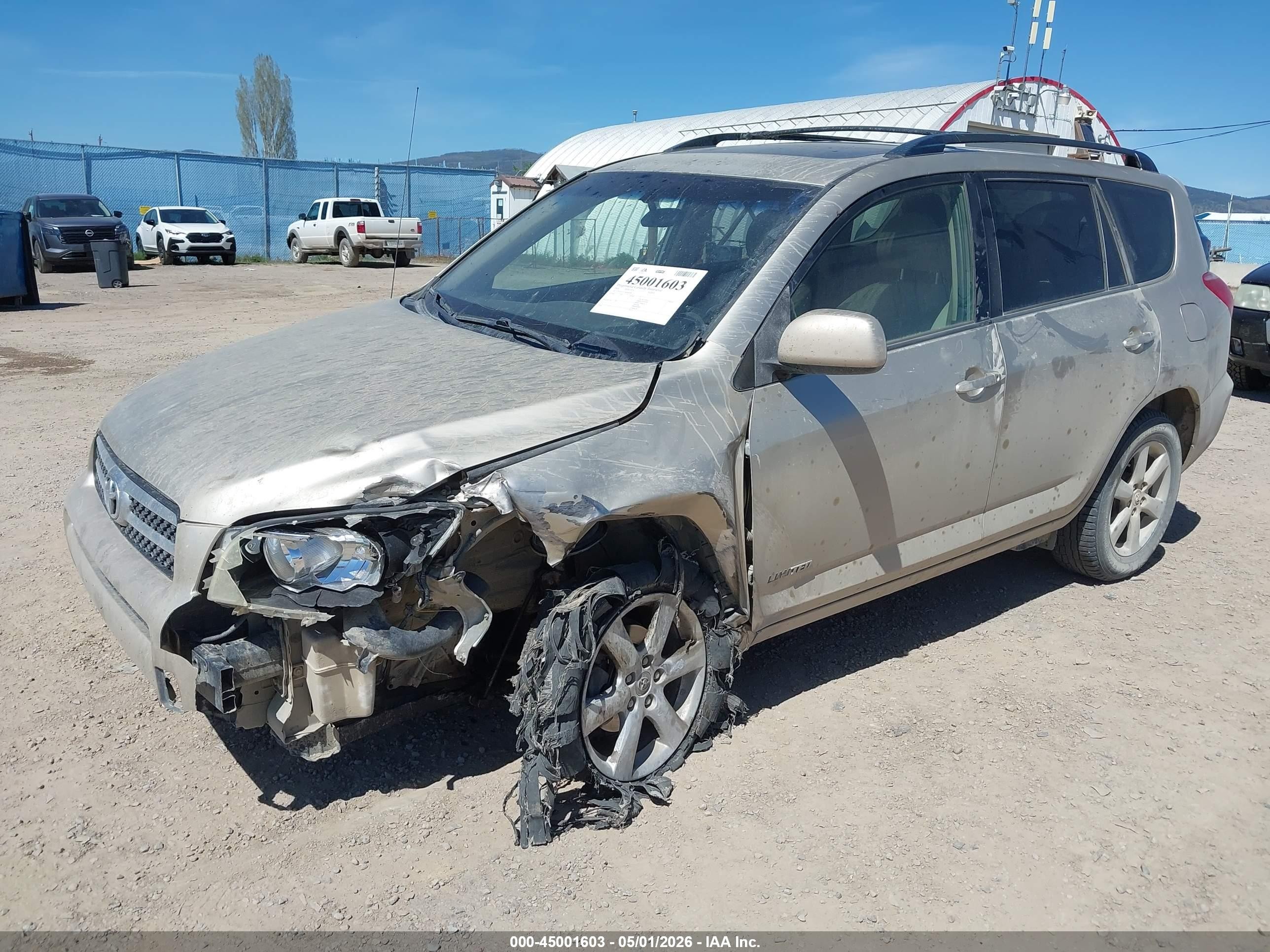 2008 Toyota Rav4 Limited Gold vin: JTMZD31V386064548