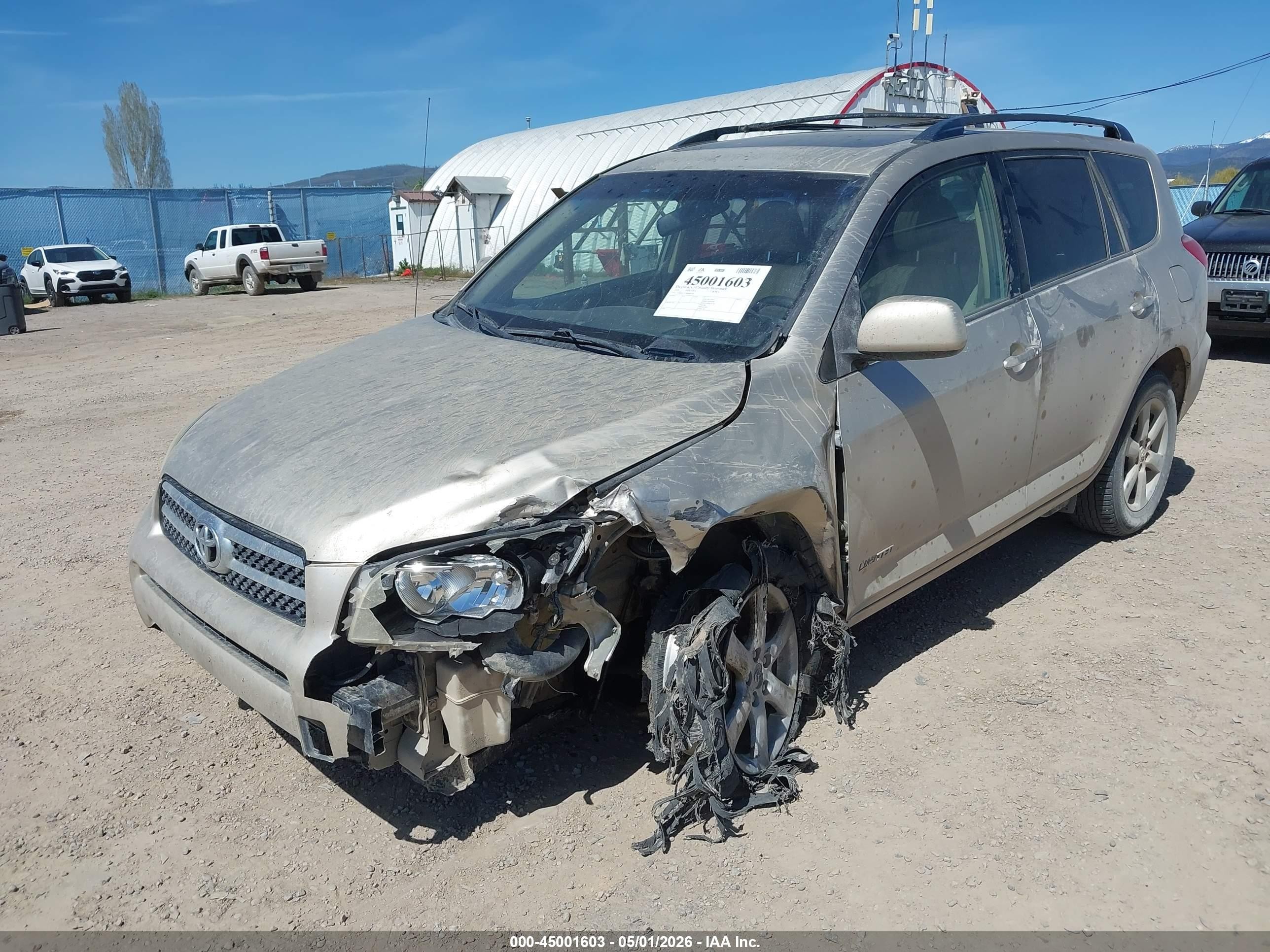2008 Toyota Rav4 Limited Gold vin: JTMZD31V386064548