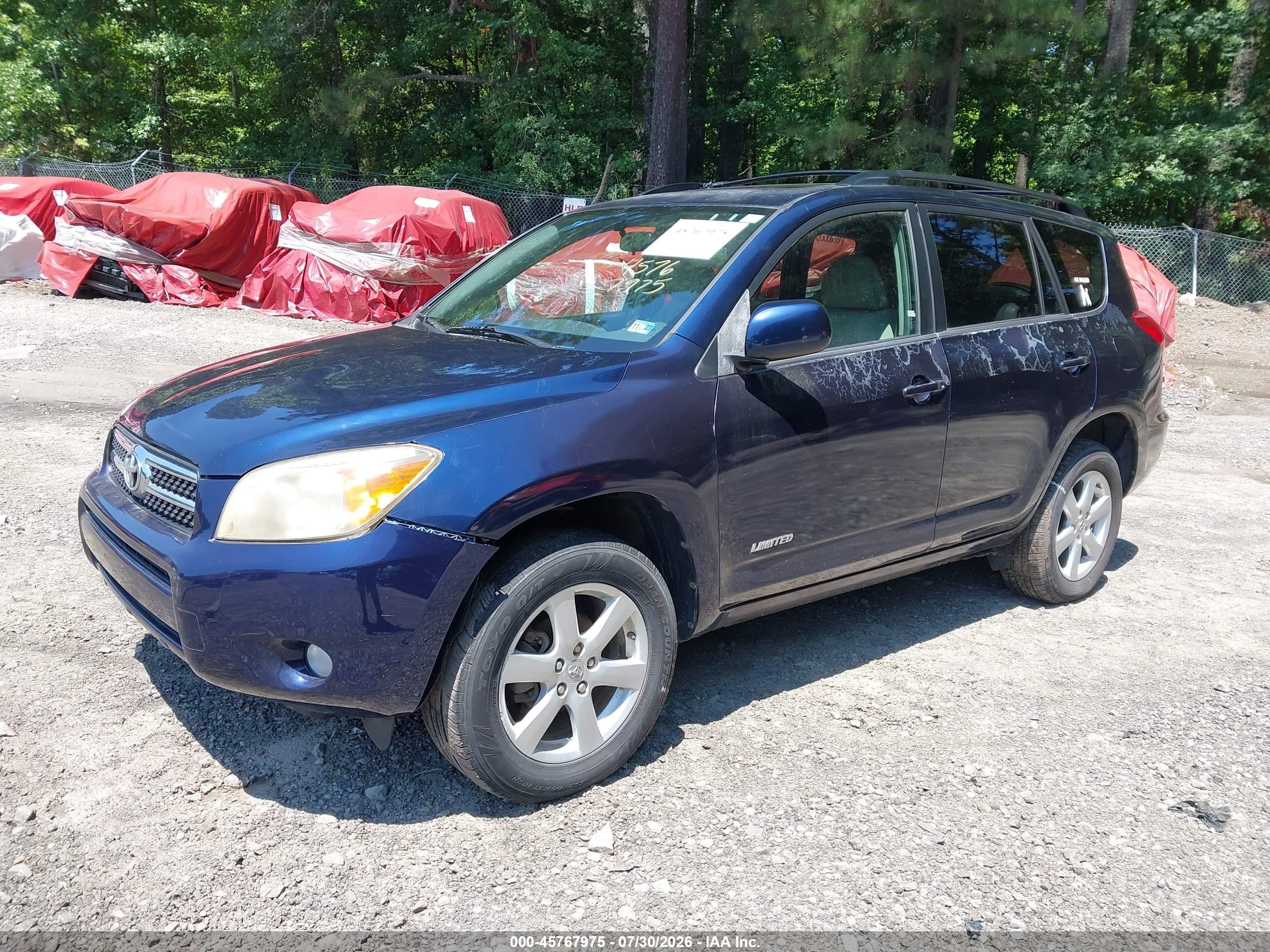 2006 Toyota Rav4 Limited Blue vin: JTMZD31V465020058