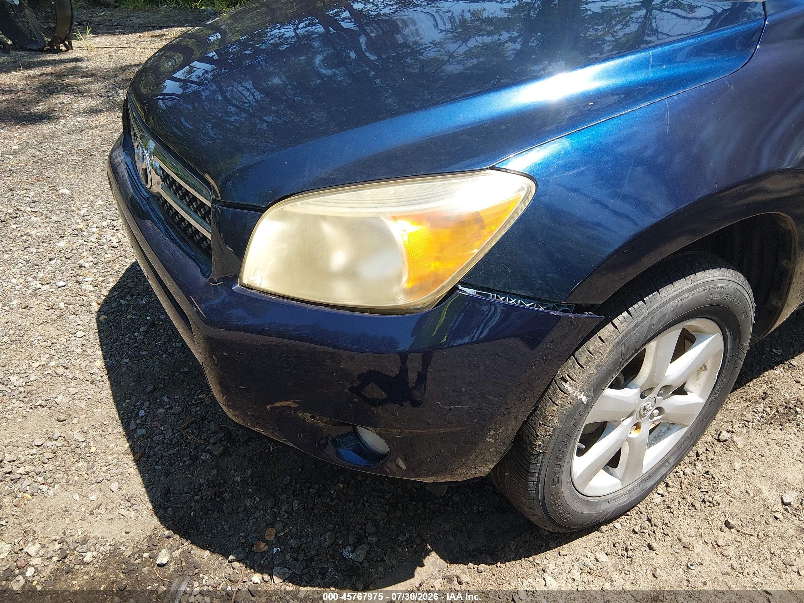 2006 Toyota Rav4 Limited Blue vin: JTMZD31V465020058