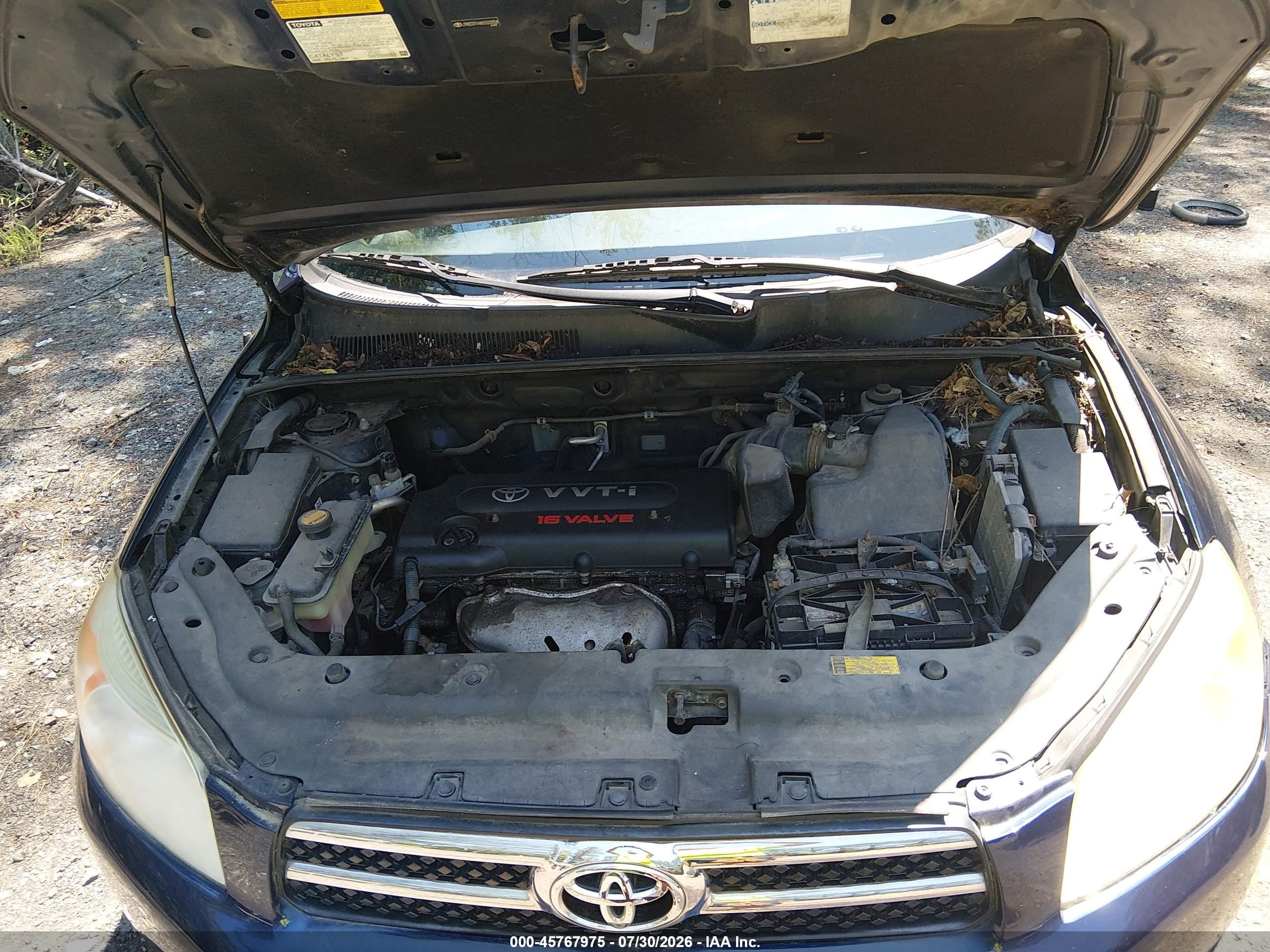2006 Toyota Rav4 Limited Blue vin: JTMZD31V465020058