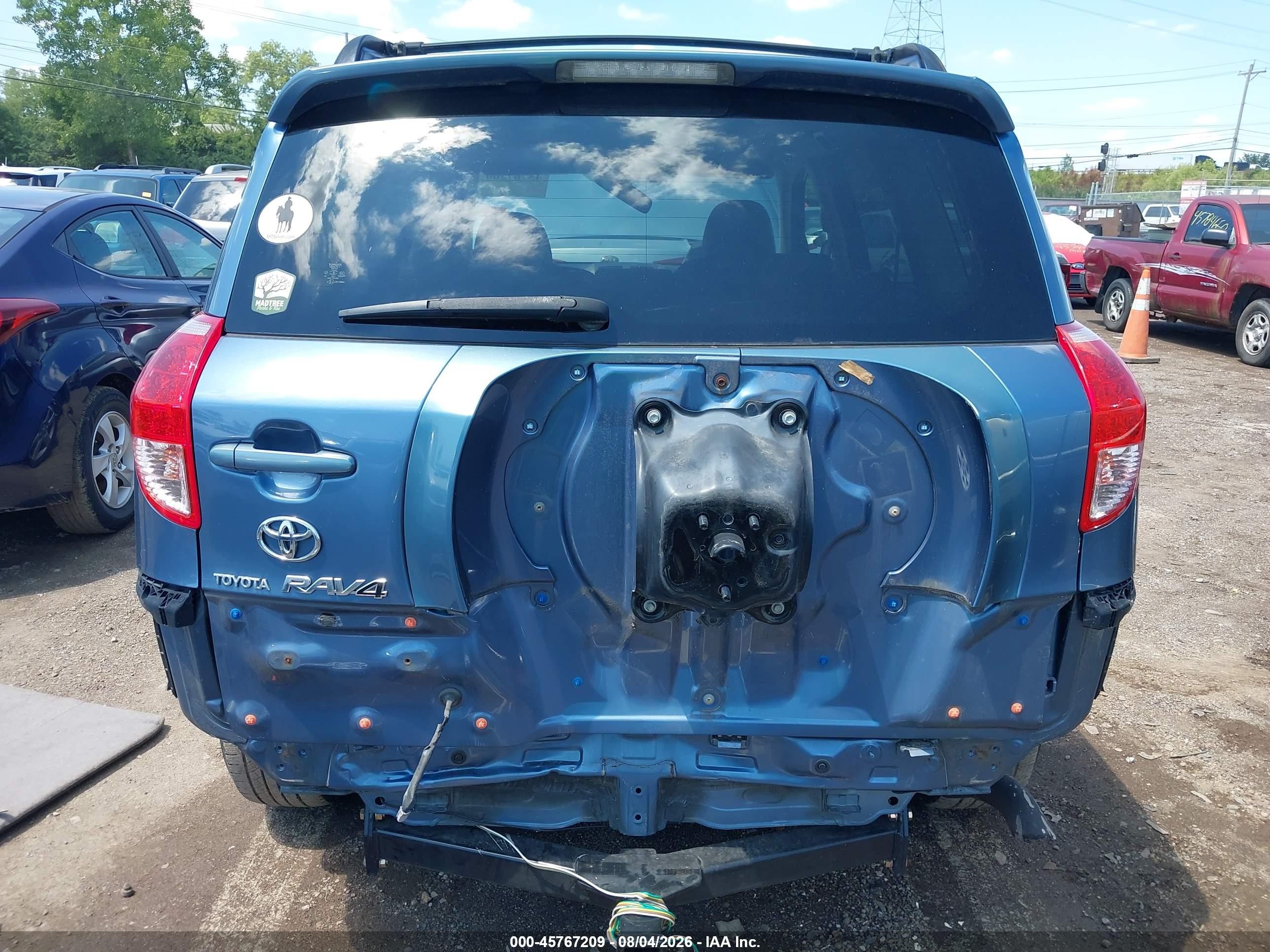 2007 Toyota Rav4 Limited Light Blue vin: JTMZD31V475034737
