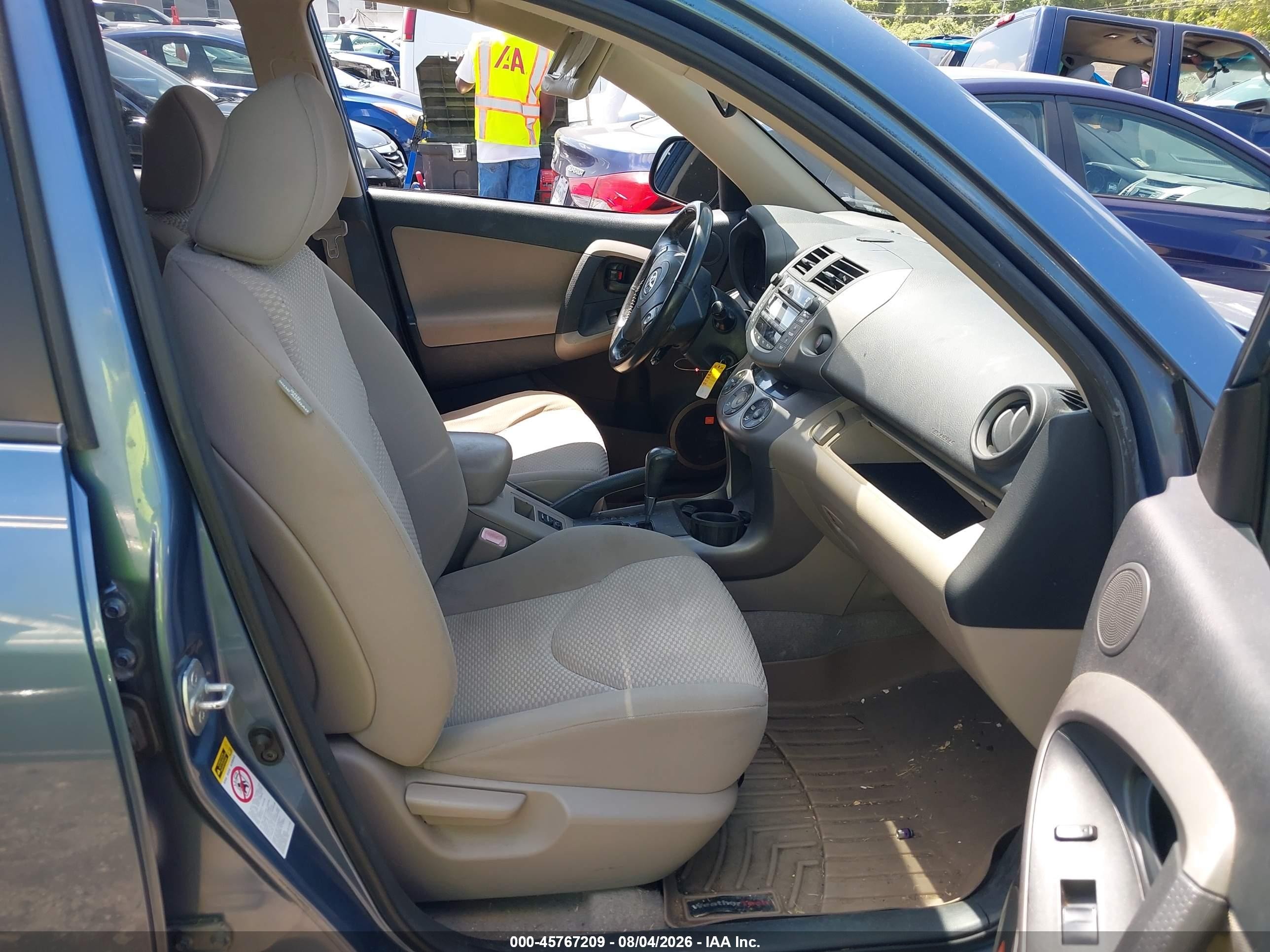 2007 Toyota Rav4 Limited Light Blue vin: JTMZD31V475034737
