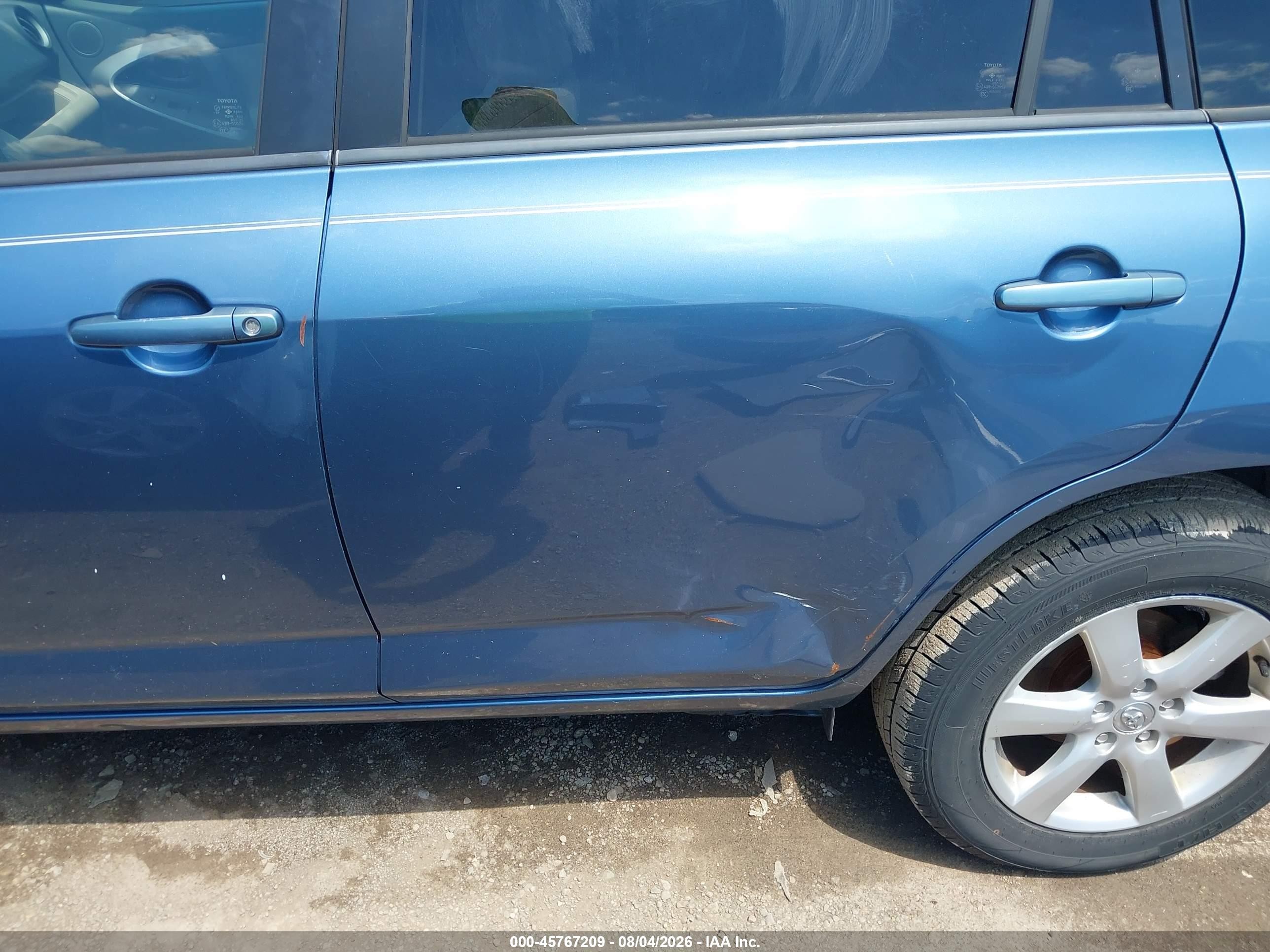 2007 Toyota Rav4 Limited Light Blue vin: JTMZD31V475034737