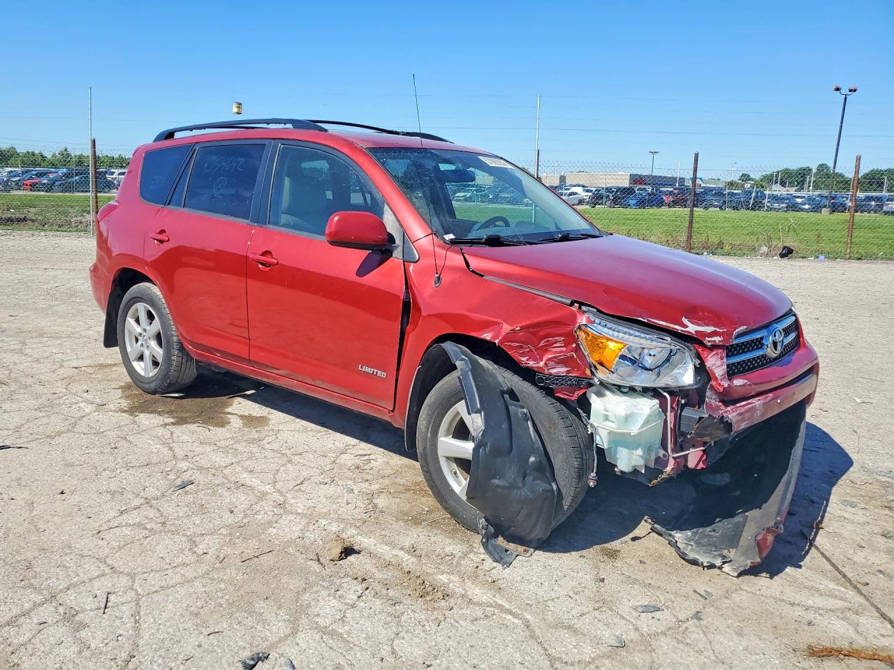 2007 Toyota Rav4 Limited Красный vin: JTMZD31V575054642