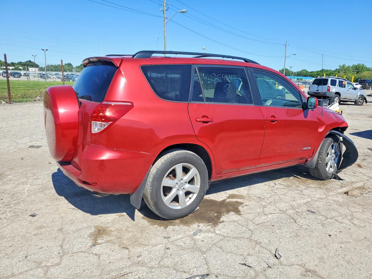 2007 Toyota Rav4 Limited Красный vin: JTMZD31V575054642