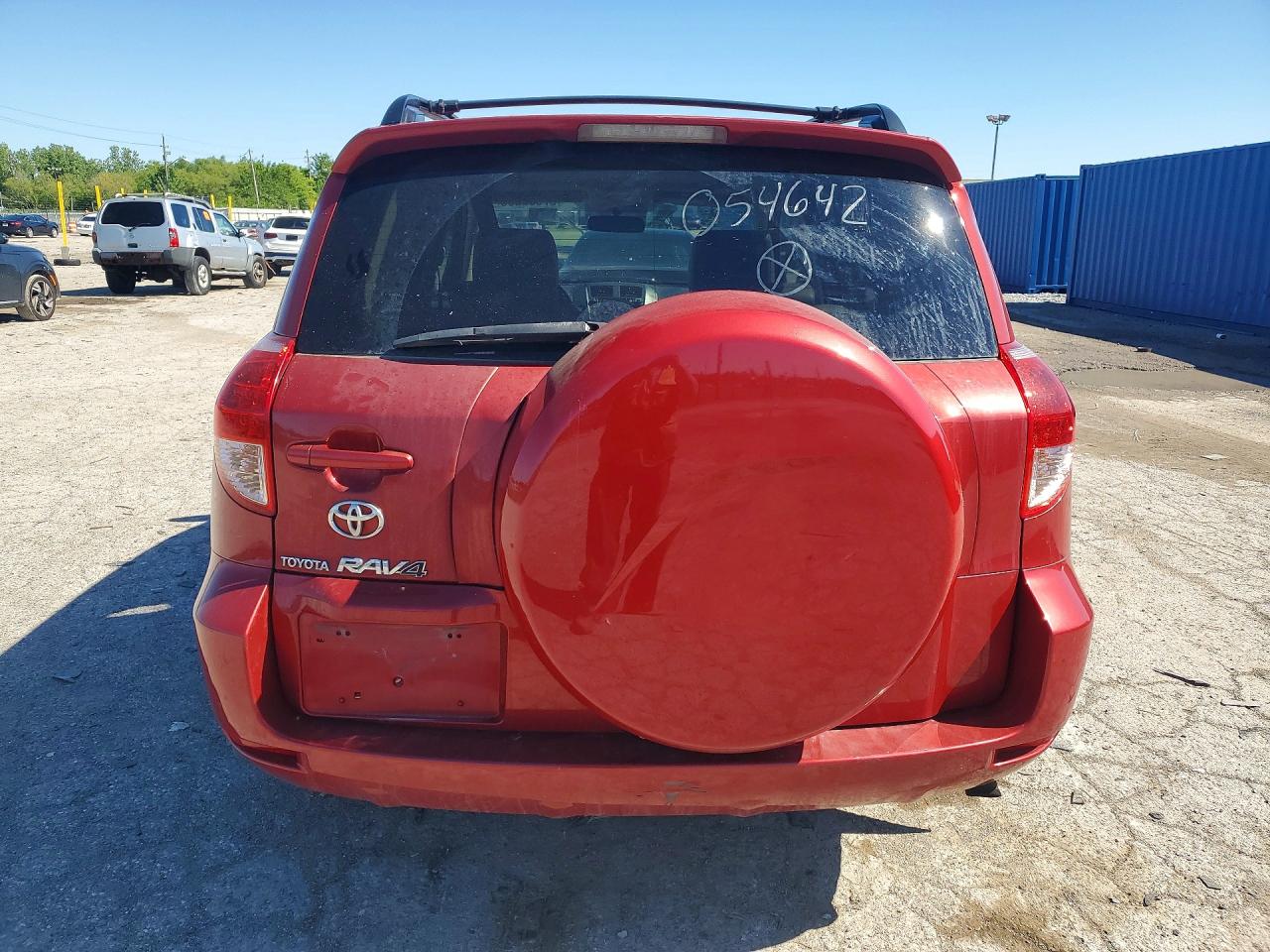 2007 Toyota Rav4 Limited Красный vin: JTMZD31V575054642