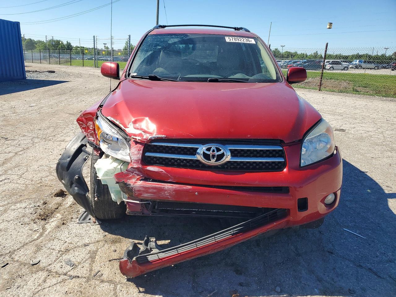 2007 Toyota Rav4 Limited Красный vin: JTMZD31V575054642