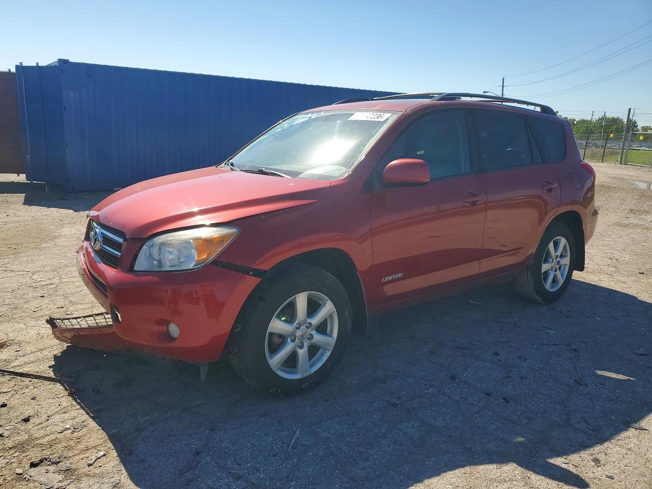 2007 Toyota Rav4 Limited Red vin: JTMZD31V575054642