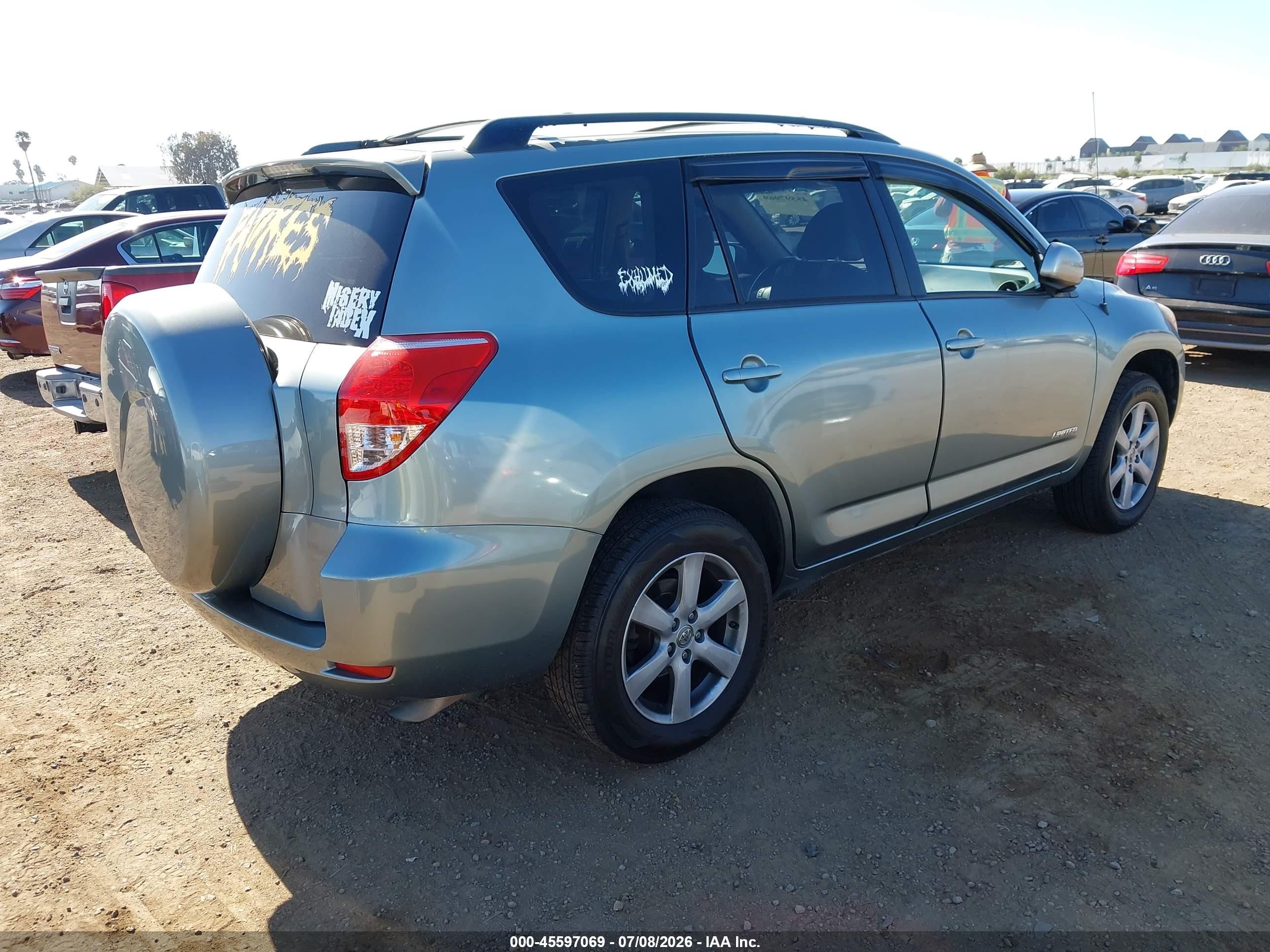 2007 Toyota Rav4 Limited Серый vin: JTMZD31V576044994