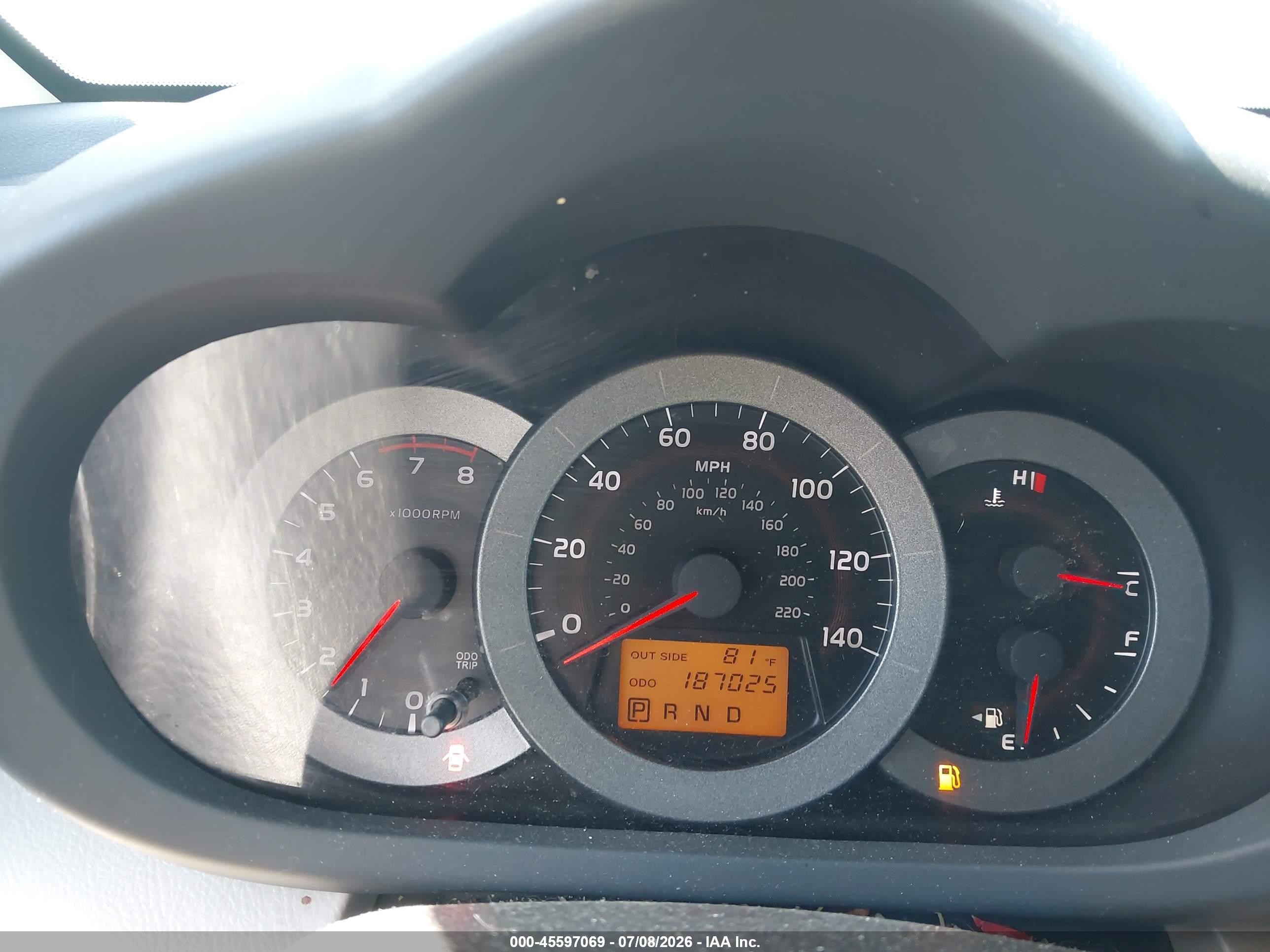 2007 Toyota Rav4 Limited Серый vin: JTMZD31V576044994