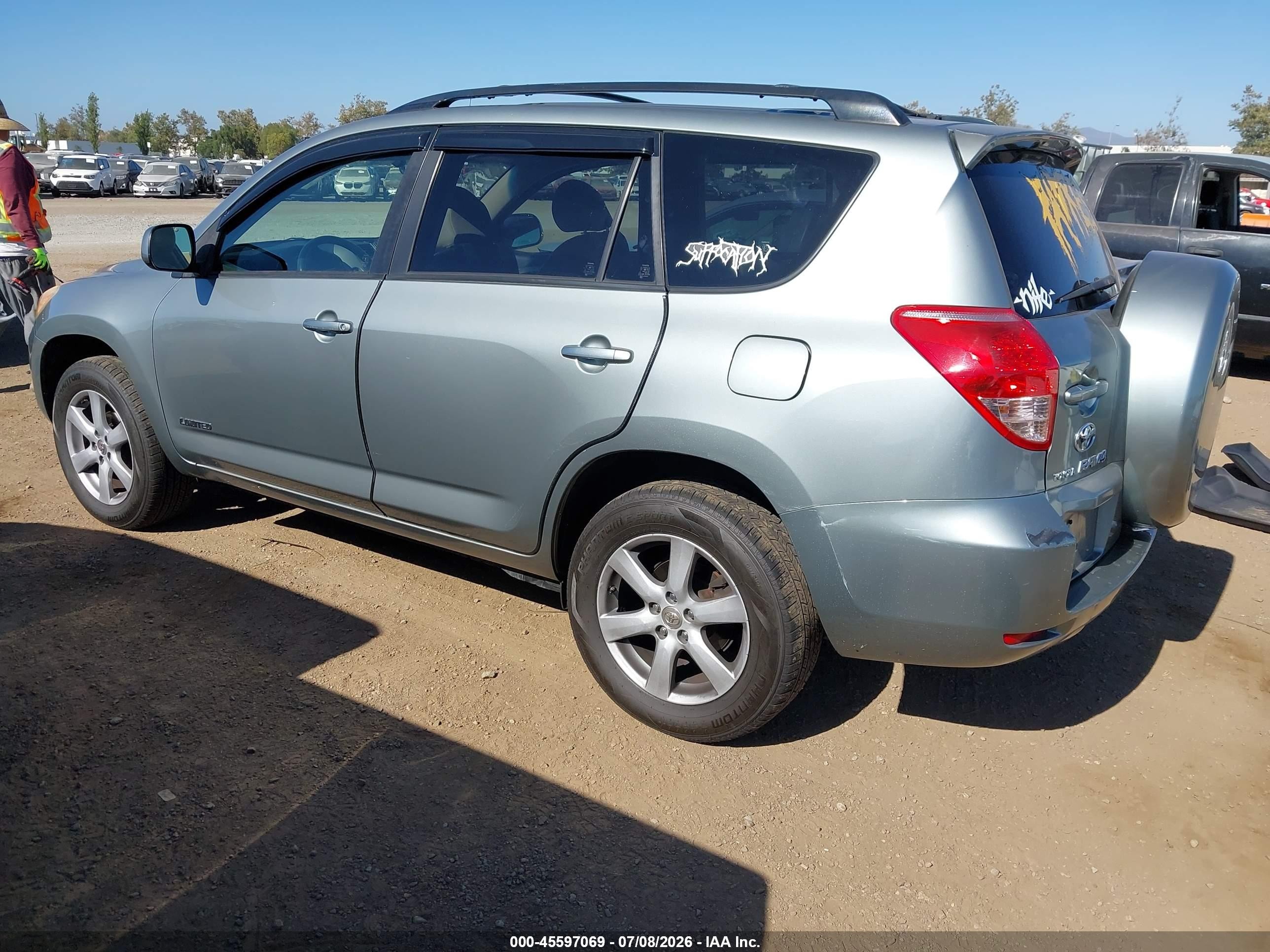 2007 Toyota Rav4 Limited Серый vin: JTMZD31V576044994
