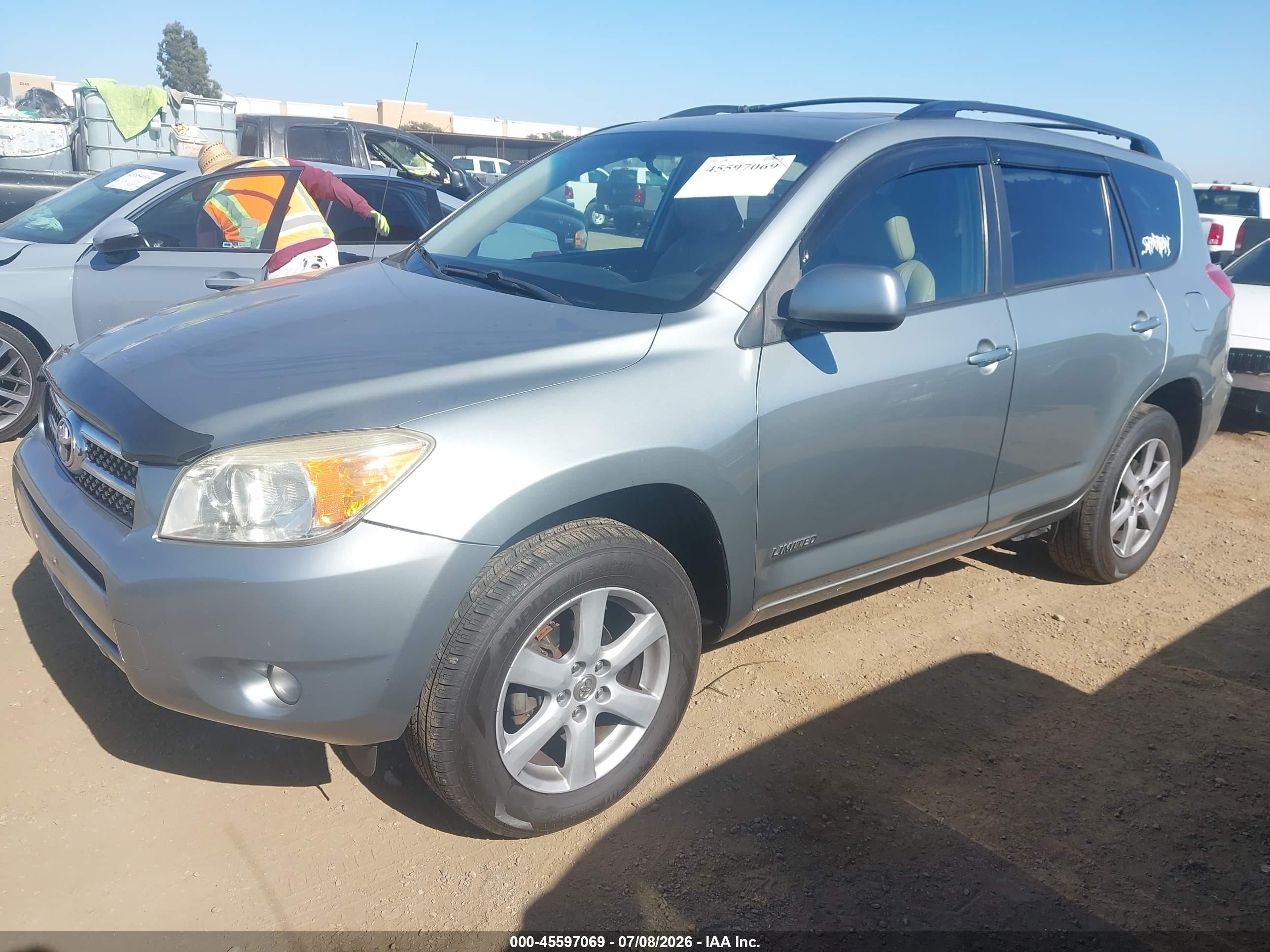 2007 Toyota Rav4 Limited Серый vin: JTMZD31V576044994
