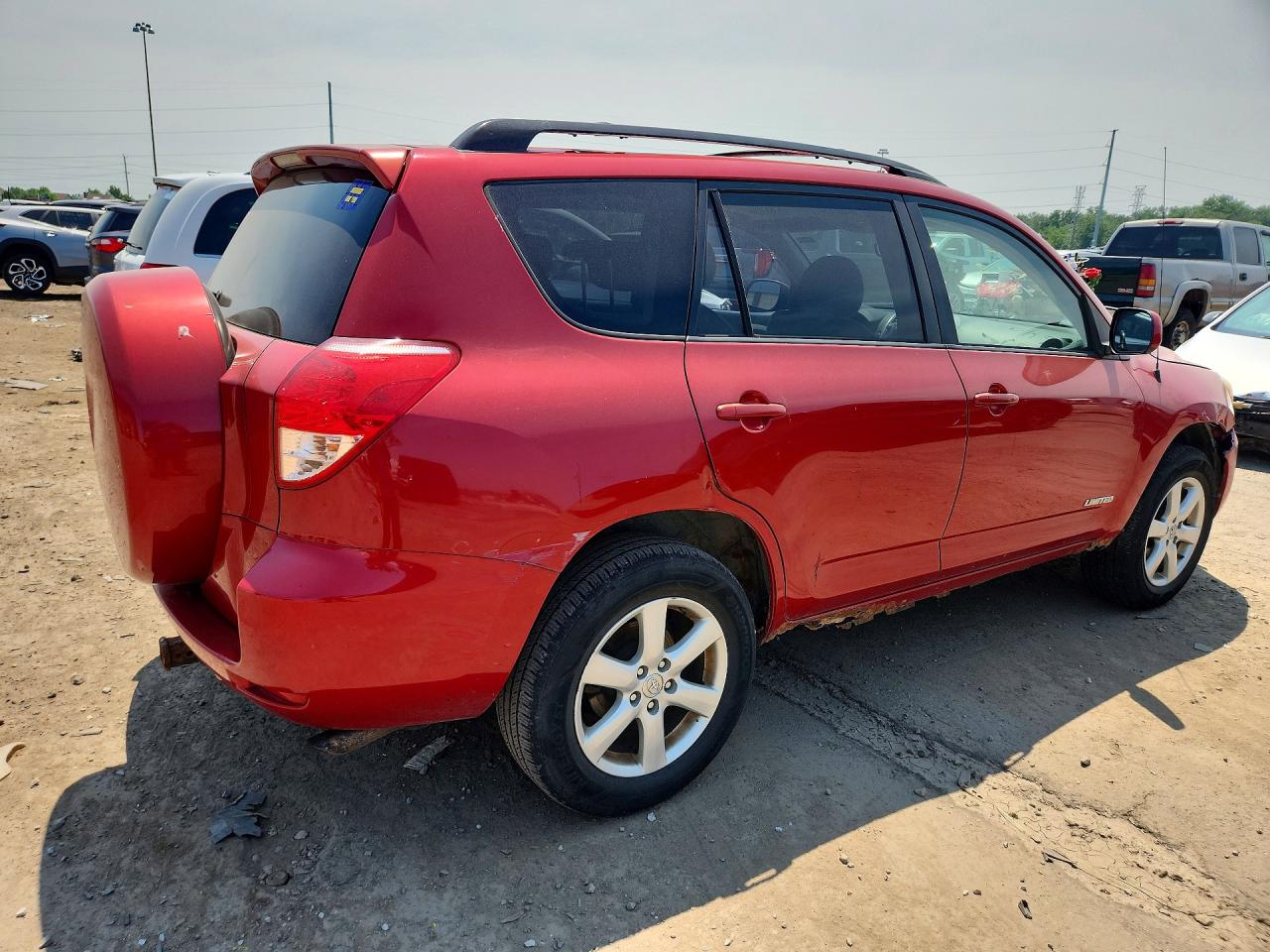 2006 Toyota Rav4 Limited Red vin: JTMZD31V666020640