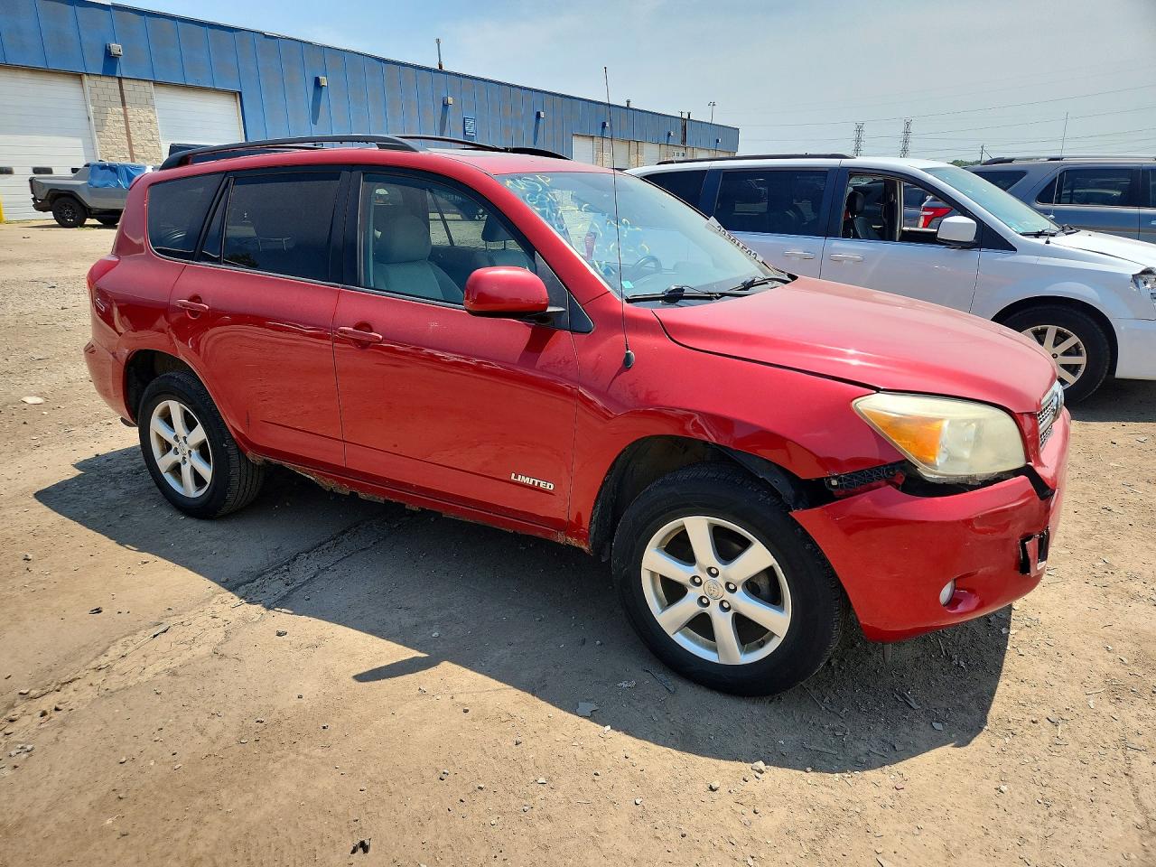 2006 Toyota Rav4 Limited Red vin: JTMZD31V666020640