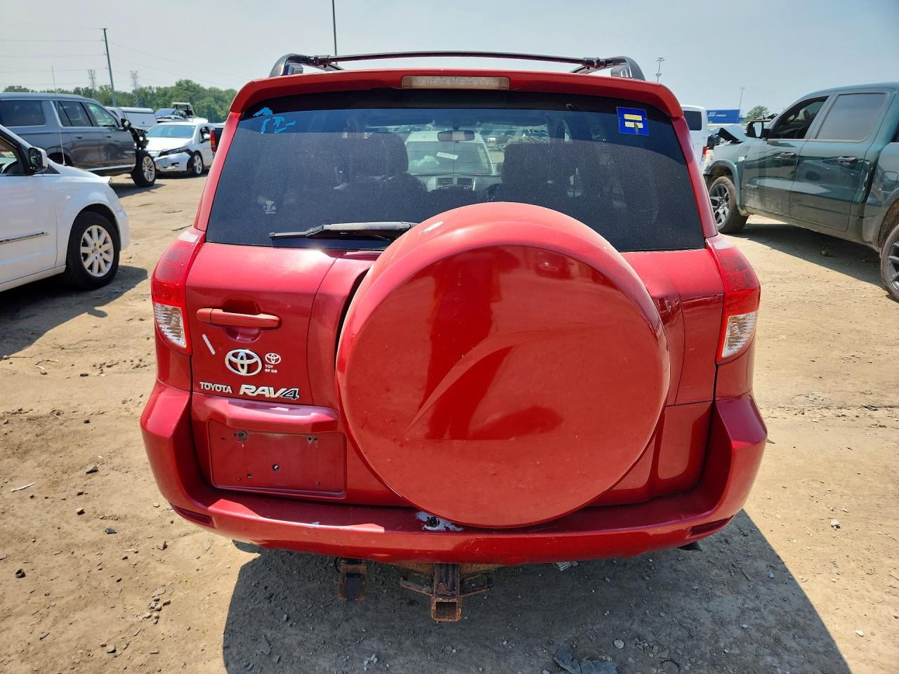 2006 Toyota Rav4 Limited Red vin: JTMZD31V666020640