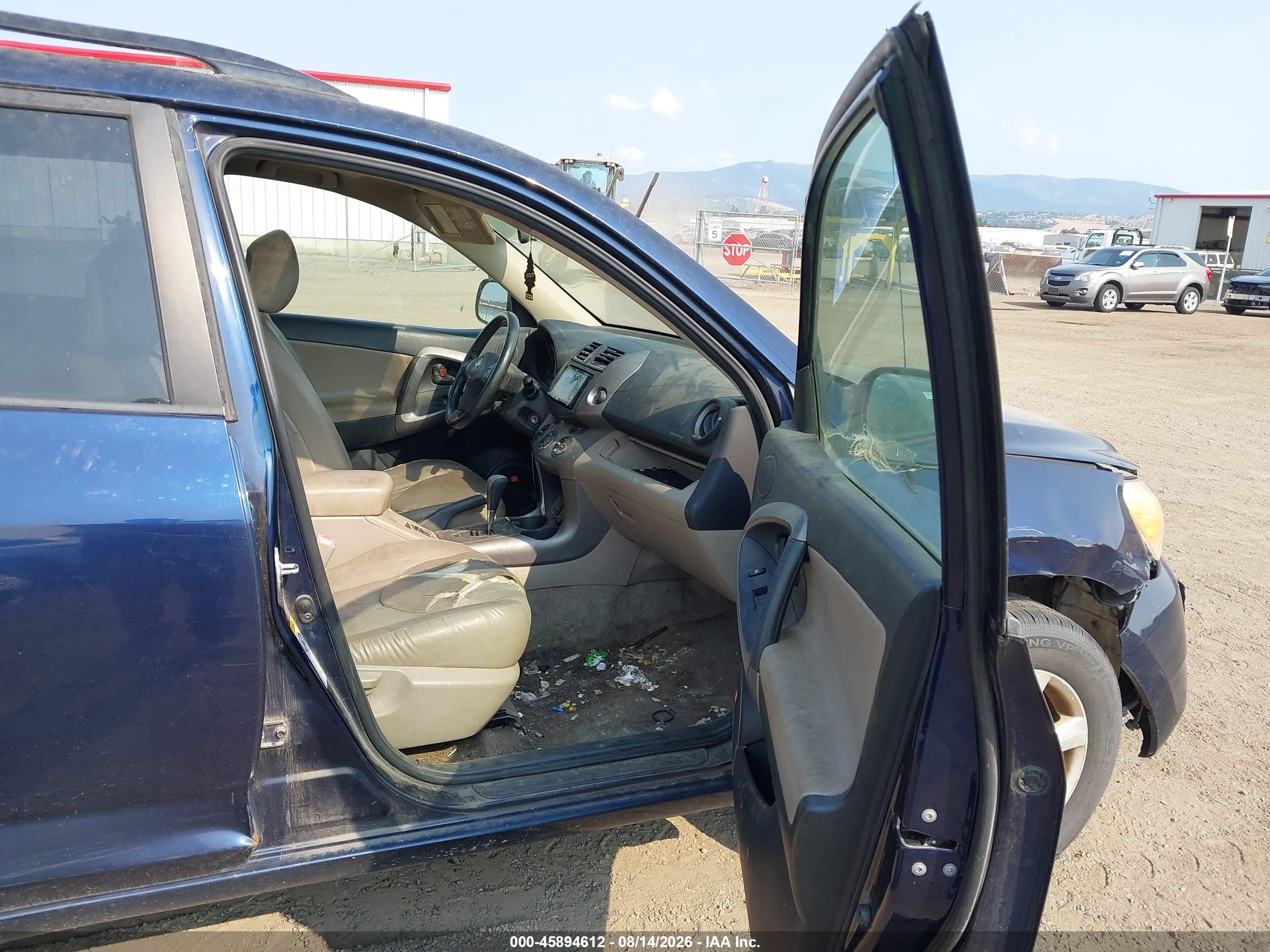 2007 Toyota Rav4 Limited Blue vin: JTMZD31V675053323