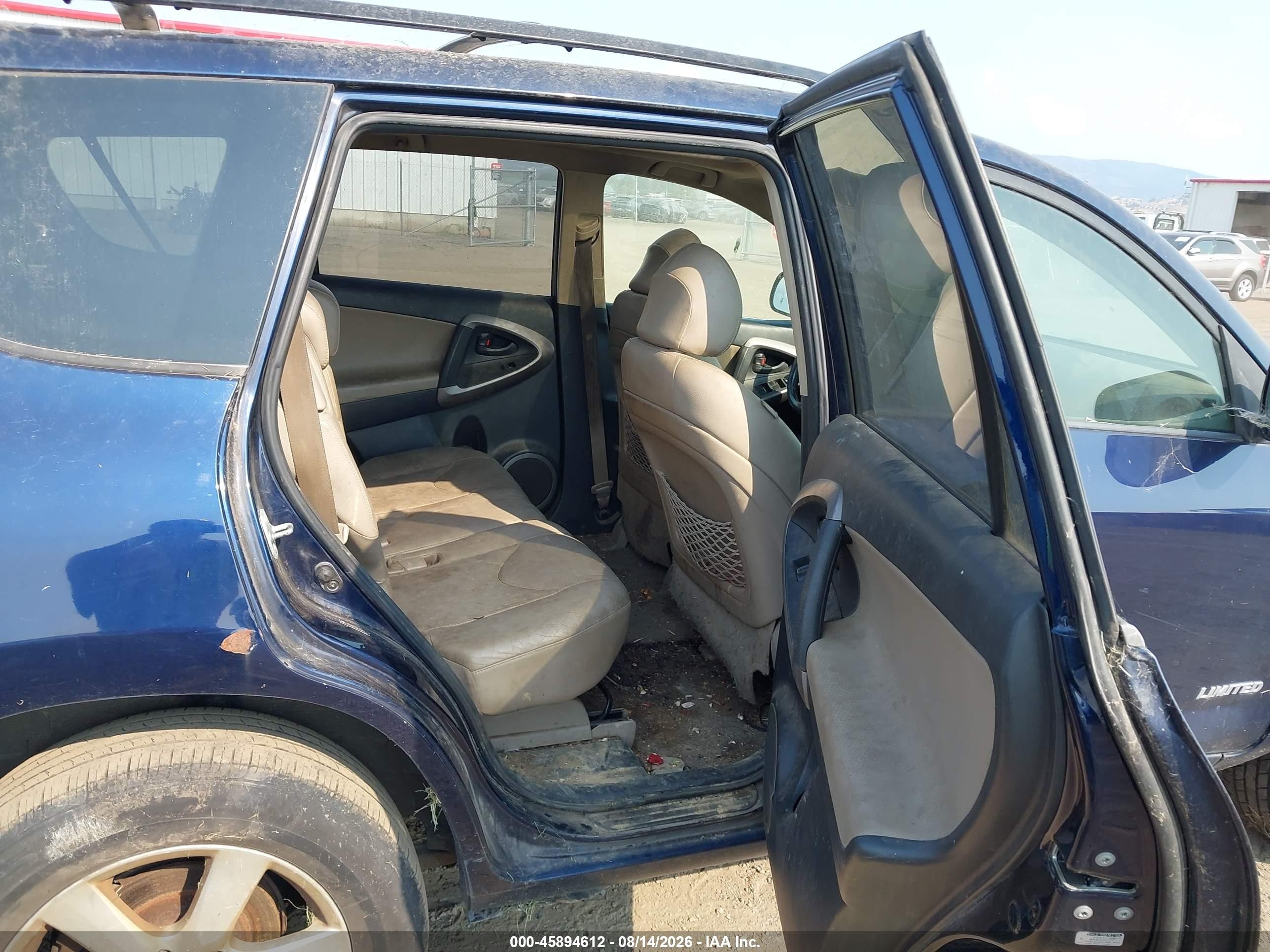 2007 Toyota Rav4 Limited Blue vin: JTMZD31V675053323
