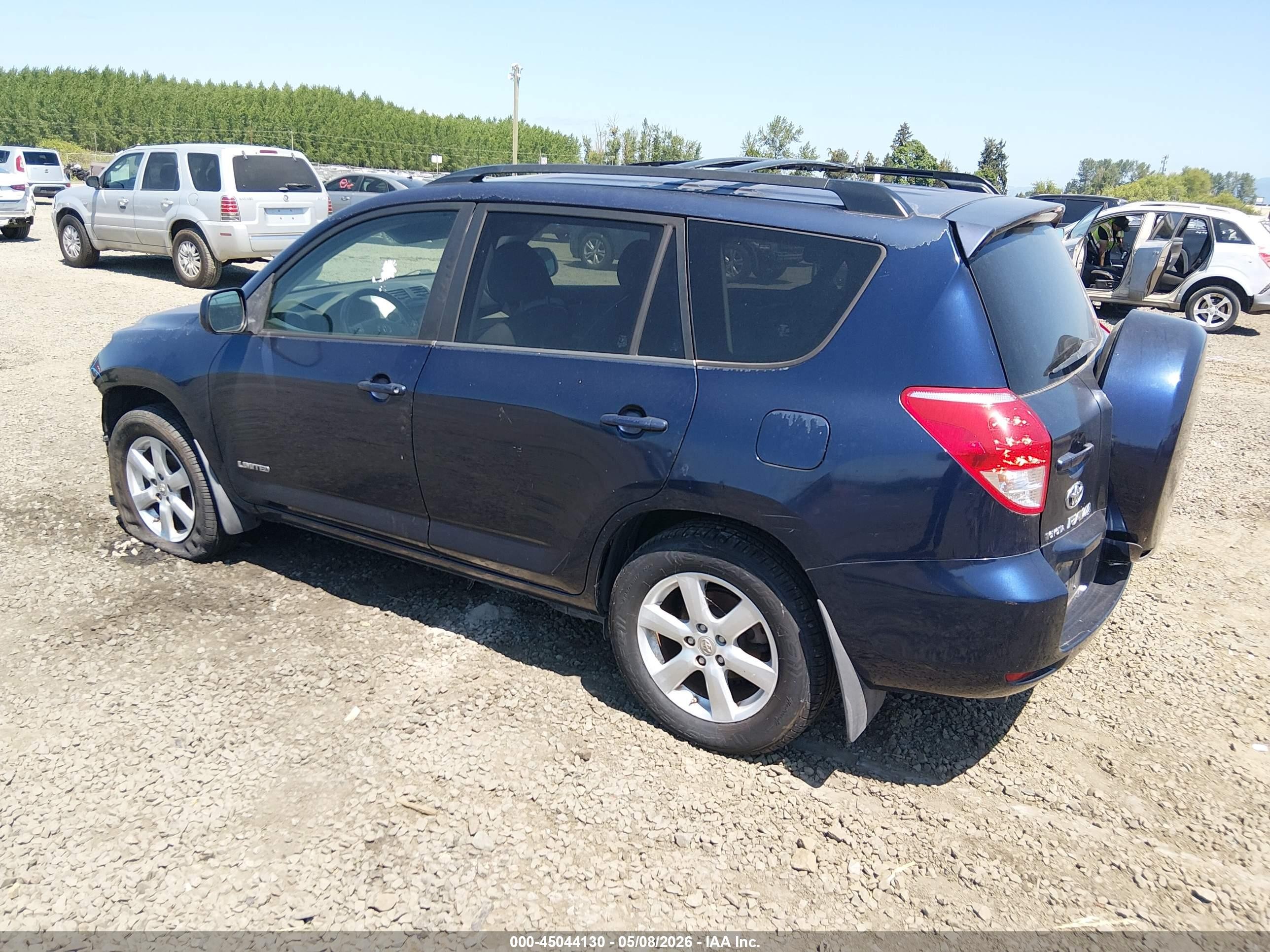 2006 Toyota Rav4 Limited Blue vin: JTMZD31V765000211