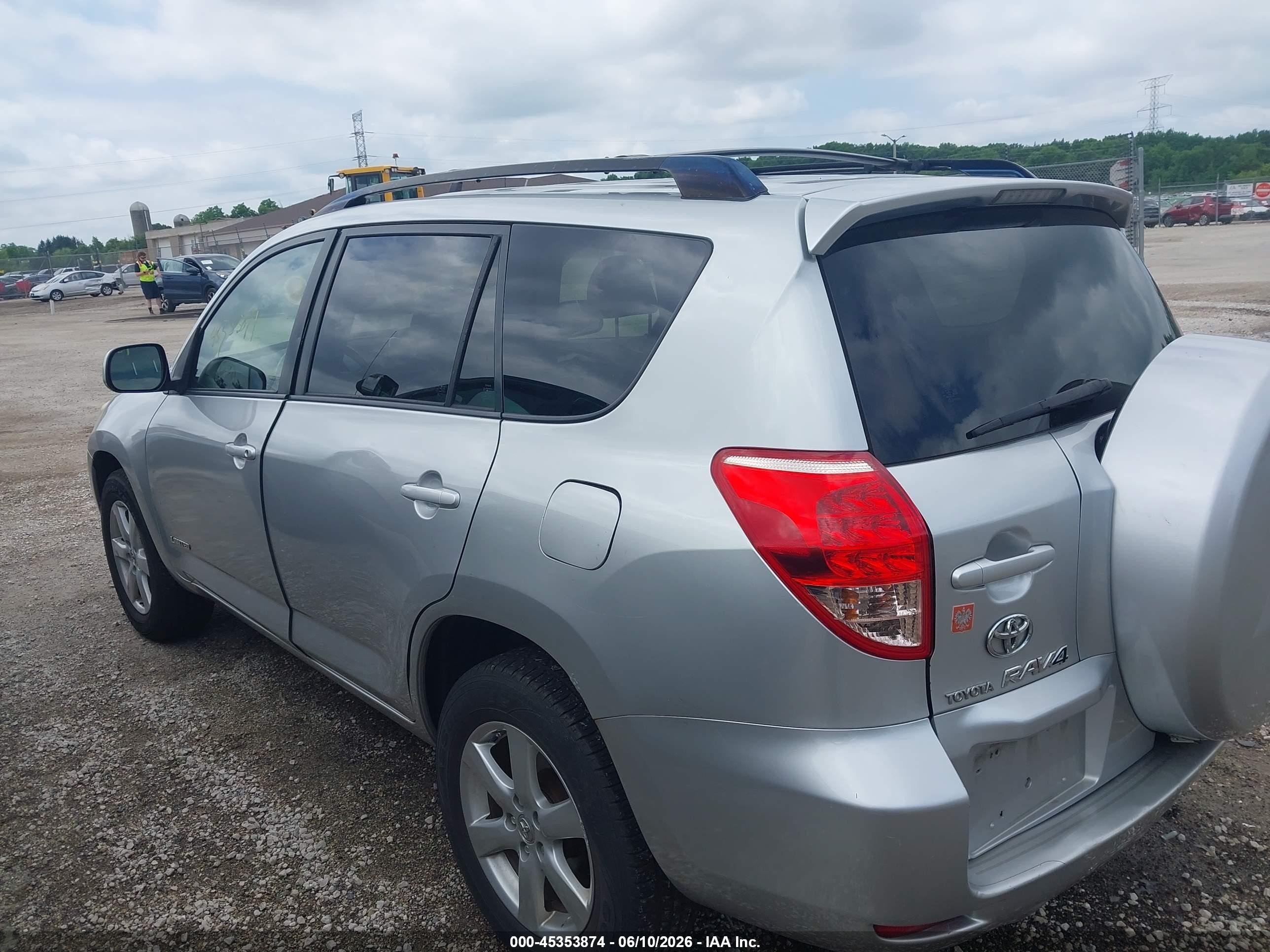 2007 Toyota Rav4 Limited Silver vin: JTMZD31V775044999
