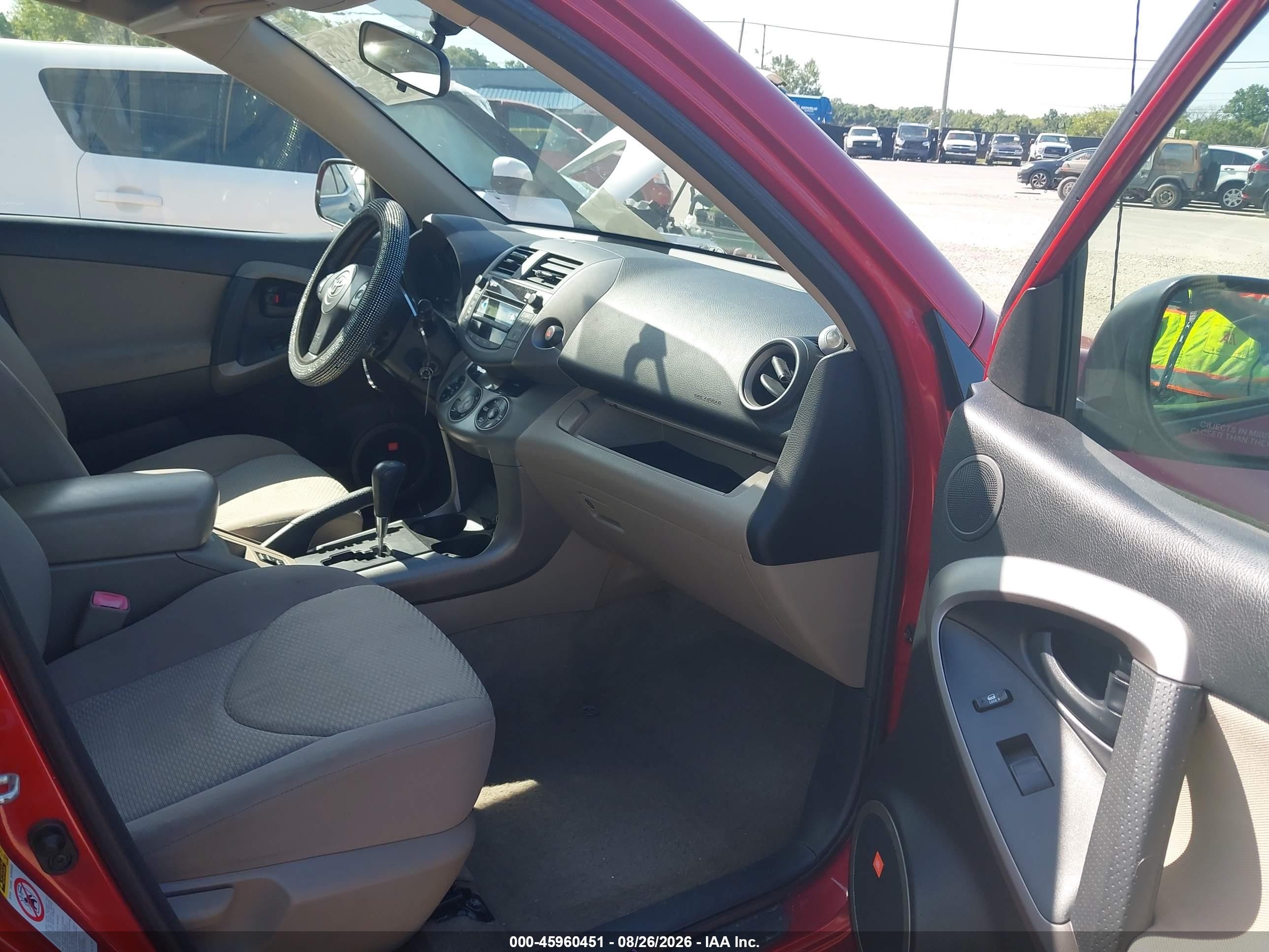 2007 Toyota Rav4 Limited Красный vin: JTMZD31V776046343