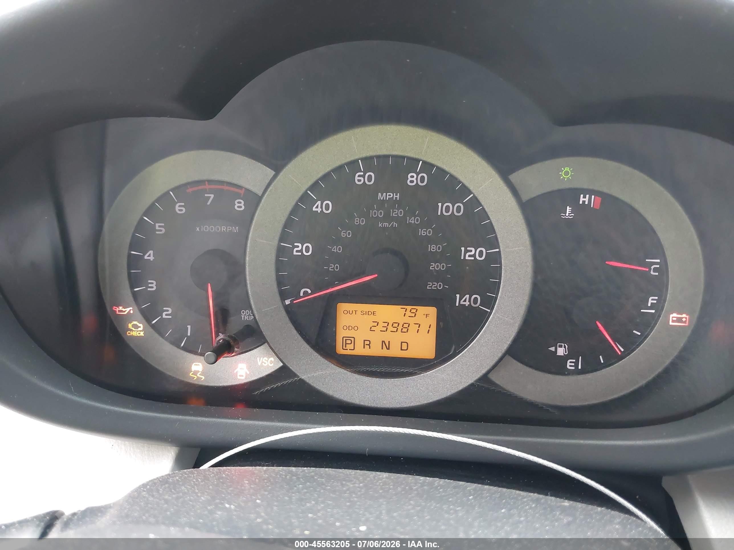 2008 Toyota Rav4 Limited Red vin: JTMZD31V785099695