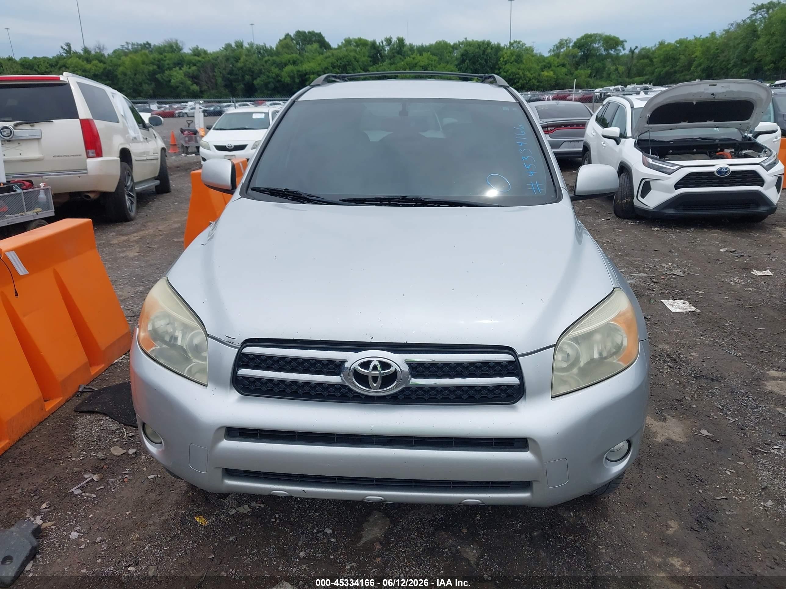 2008 Toyota Rav4 Limited Silver vin: JTMZD31V785101252