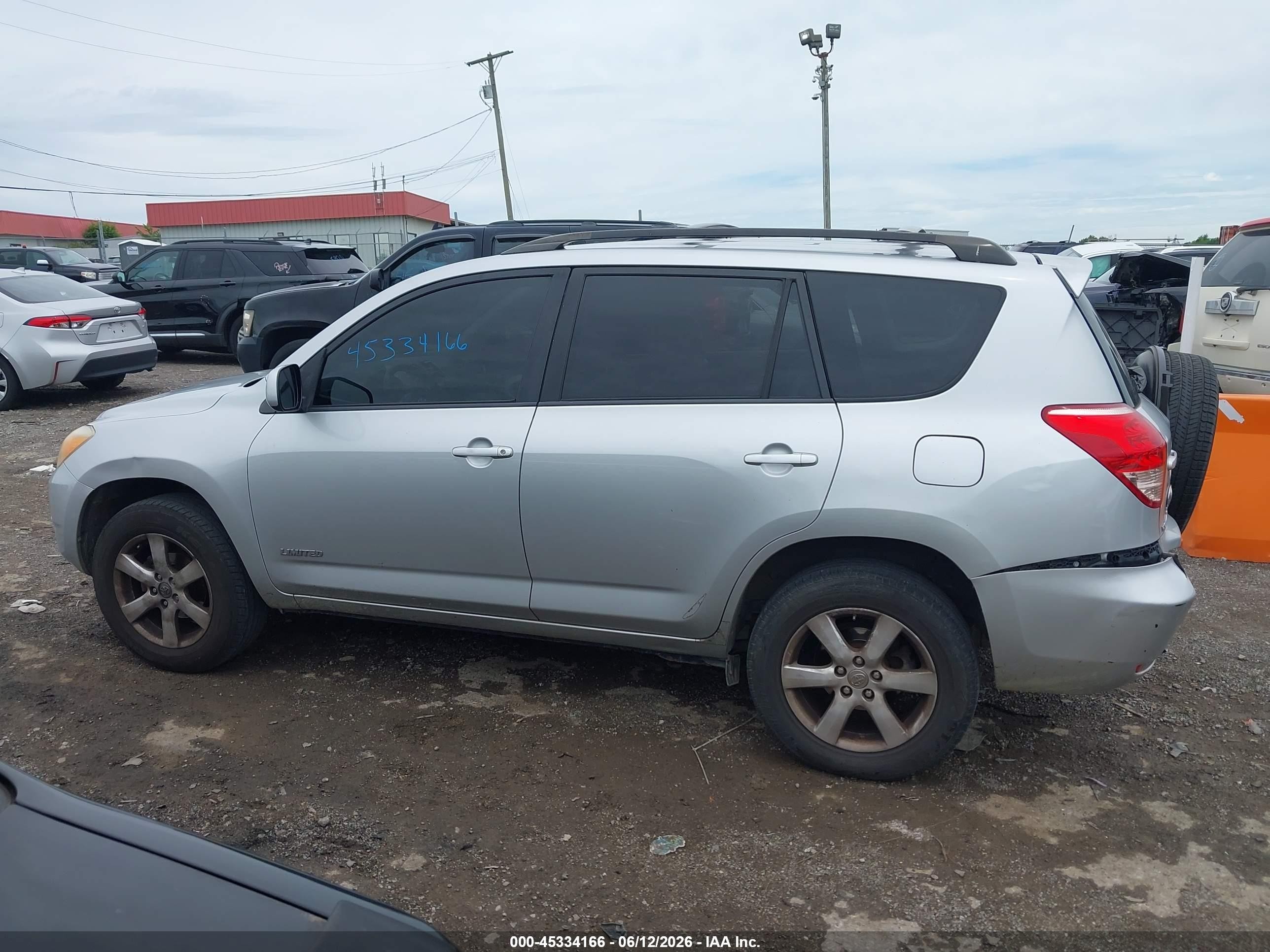 2008 Toyota Rav4 Limited Silver vin: JTMZD31V785101252