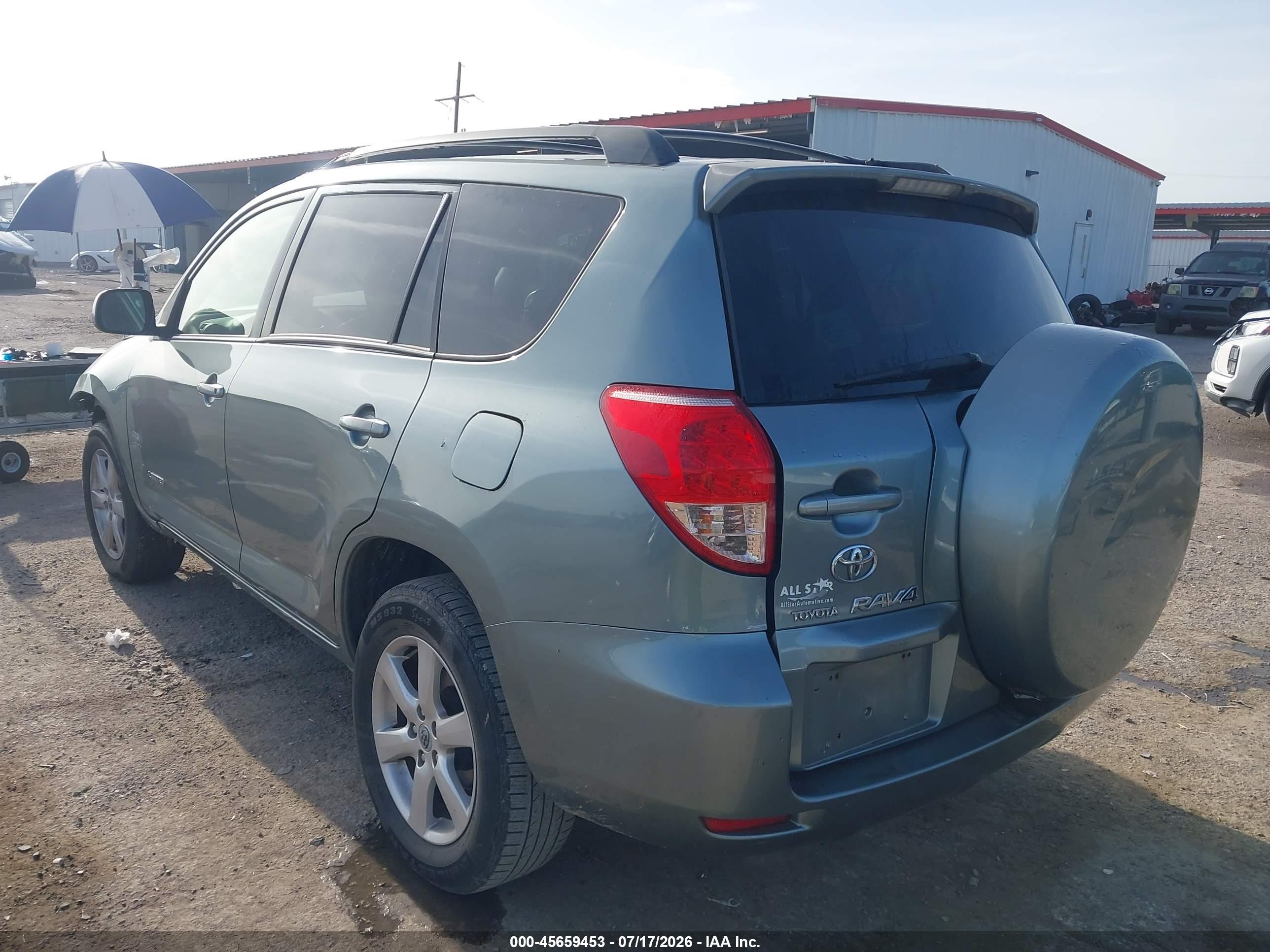 2008 Toyota Rav4 Limited Green vin: JTMZD31V786067677
