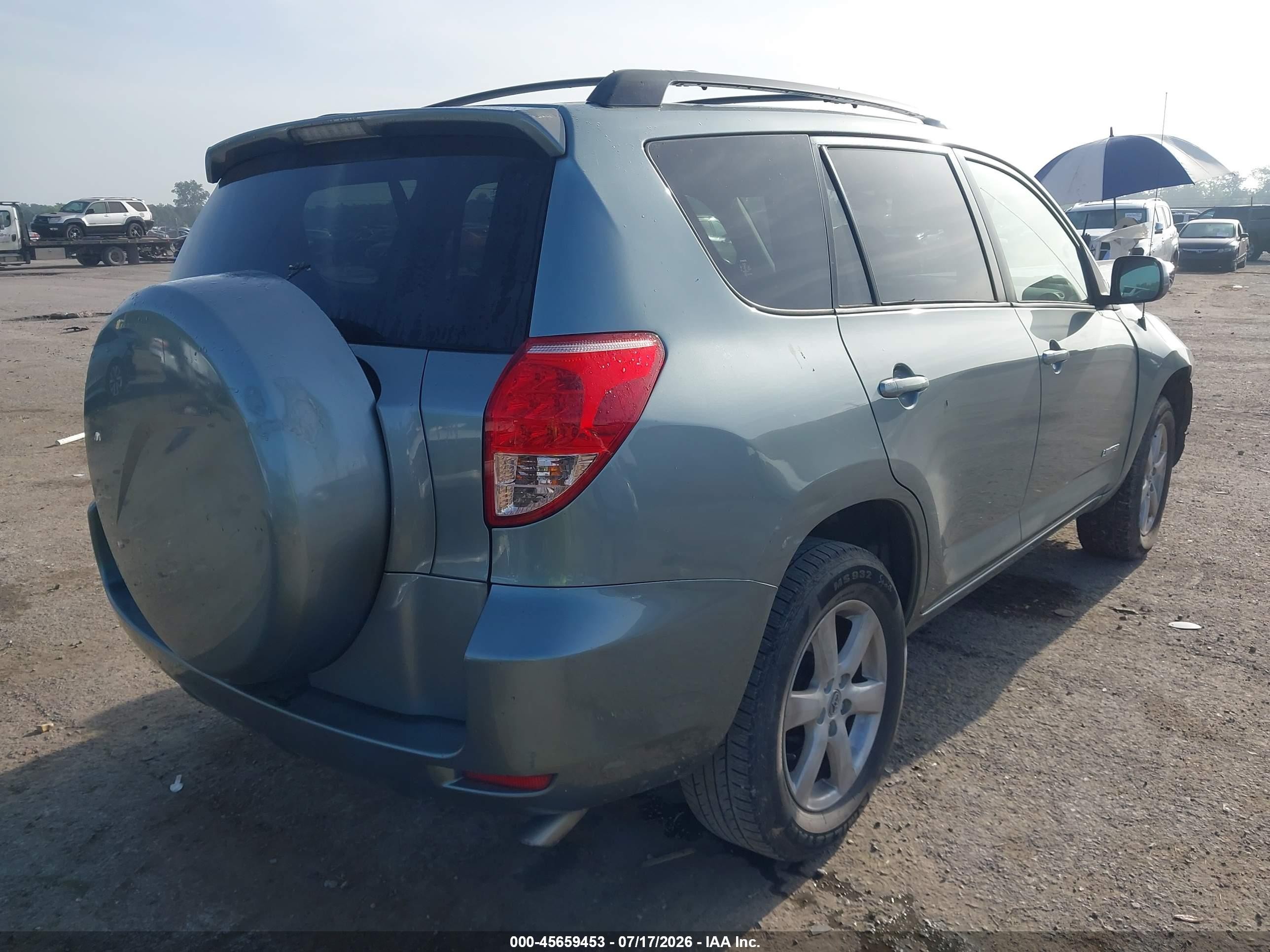 2008 Toyota Rav4 Limited Green vin: JTMZD31V786067677