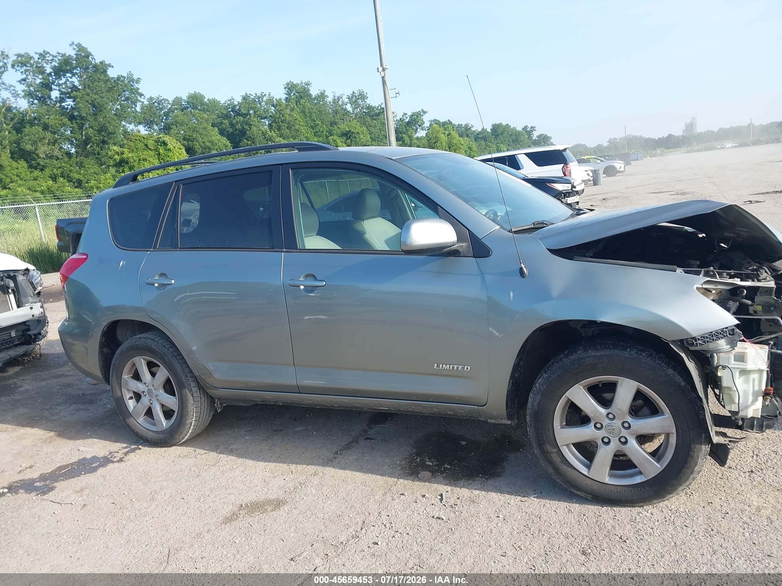 2008 Toyota Rav4 Limited Green vin: JTMZD31V786067677