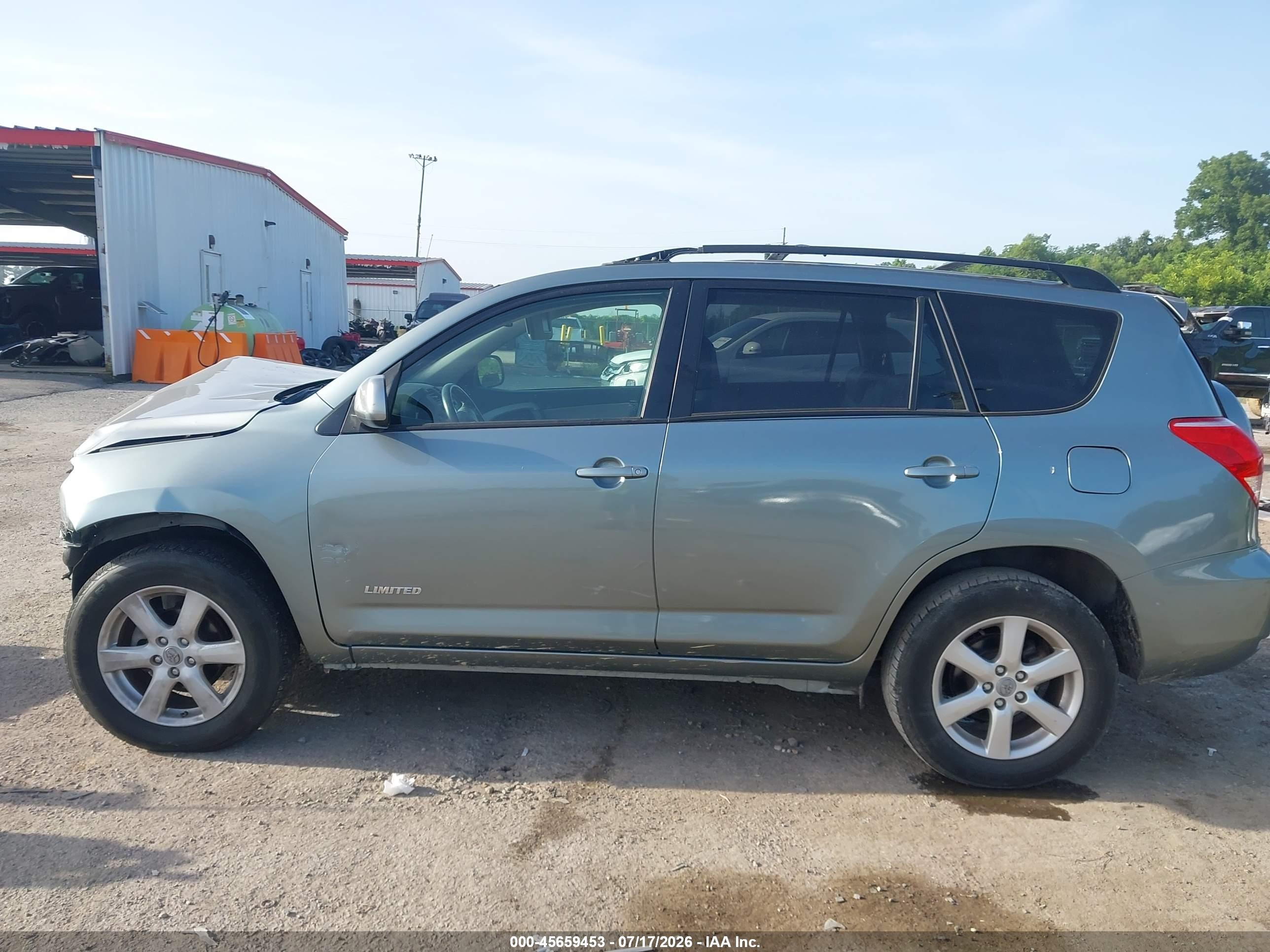 2008 Toyota Rav4 Limited Green vin: JTMZD31V786067677