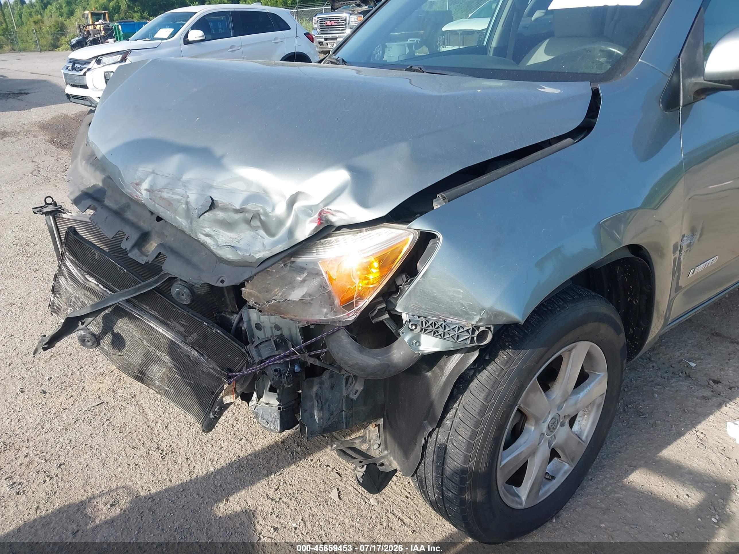 2008 Toyota Rav4 Limited Green vin: JTMZD31V786067677