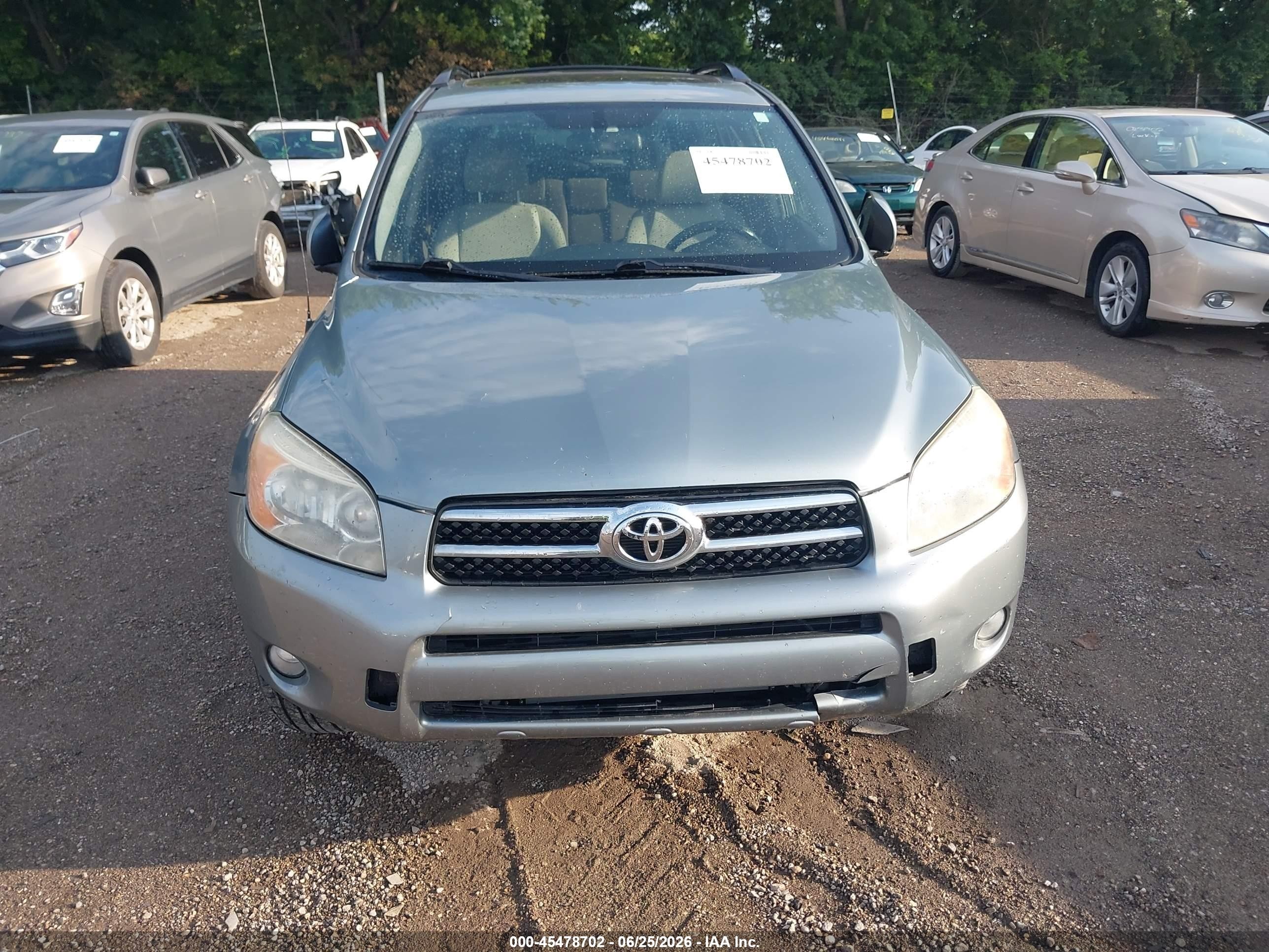2008 Toyota Rav4 Limited Light Blue vin: JTMZD31V786071180